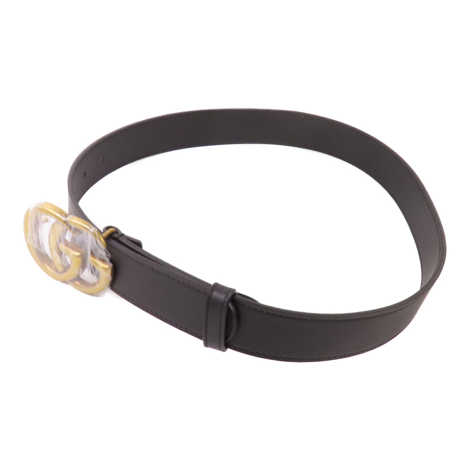 GUCCI 【激減優惠】牛皮皮革GG Marmont Belt金扣皮帶