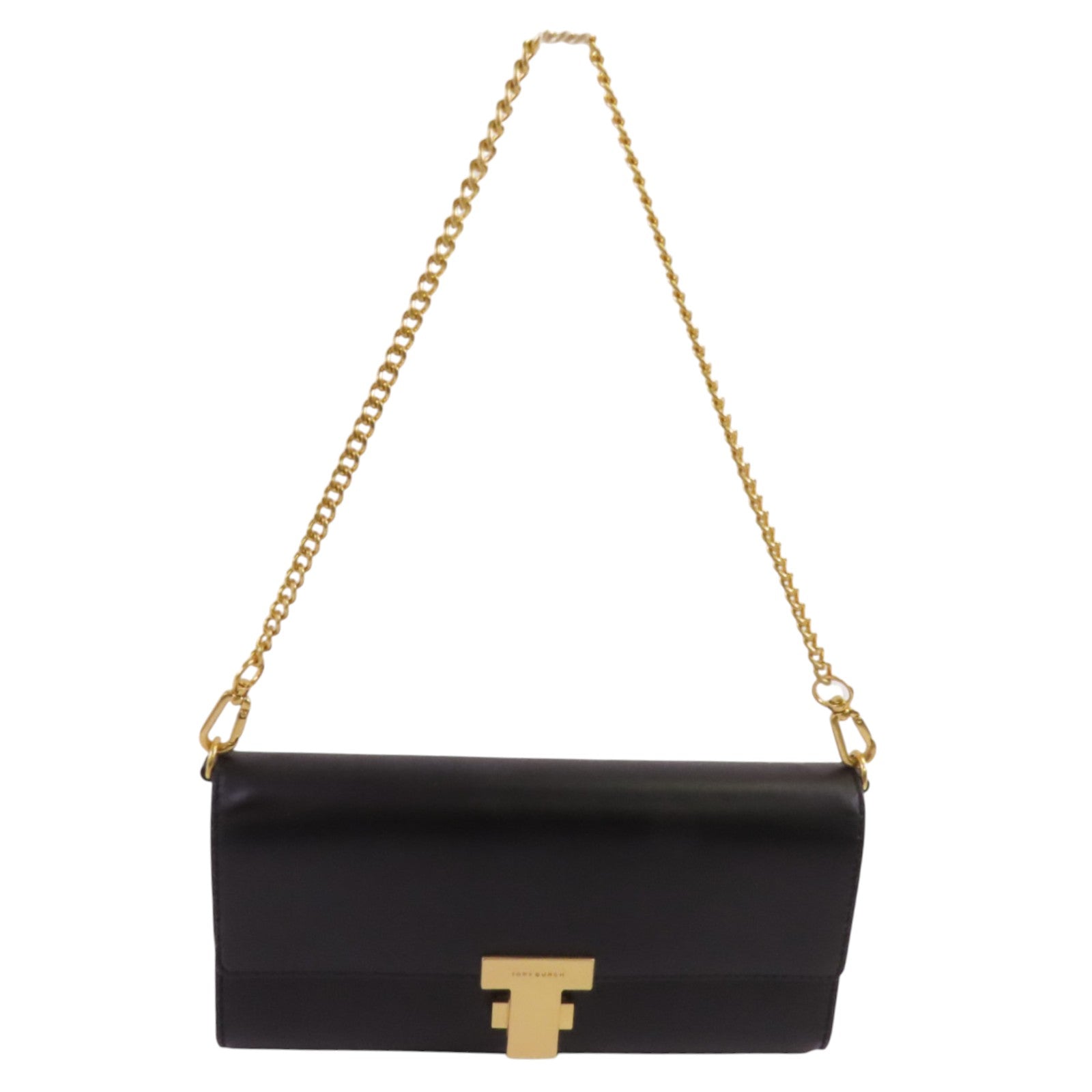 Tory Burch 牛皮皮革Chain Shoulder Bag金扣鏈帶肩背袋