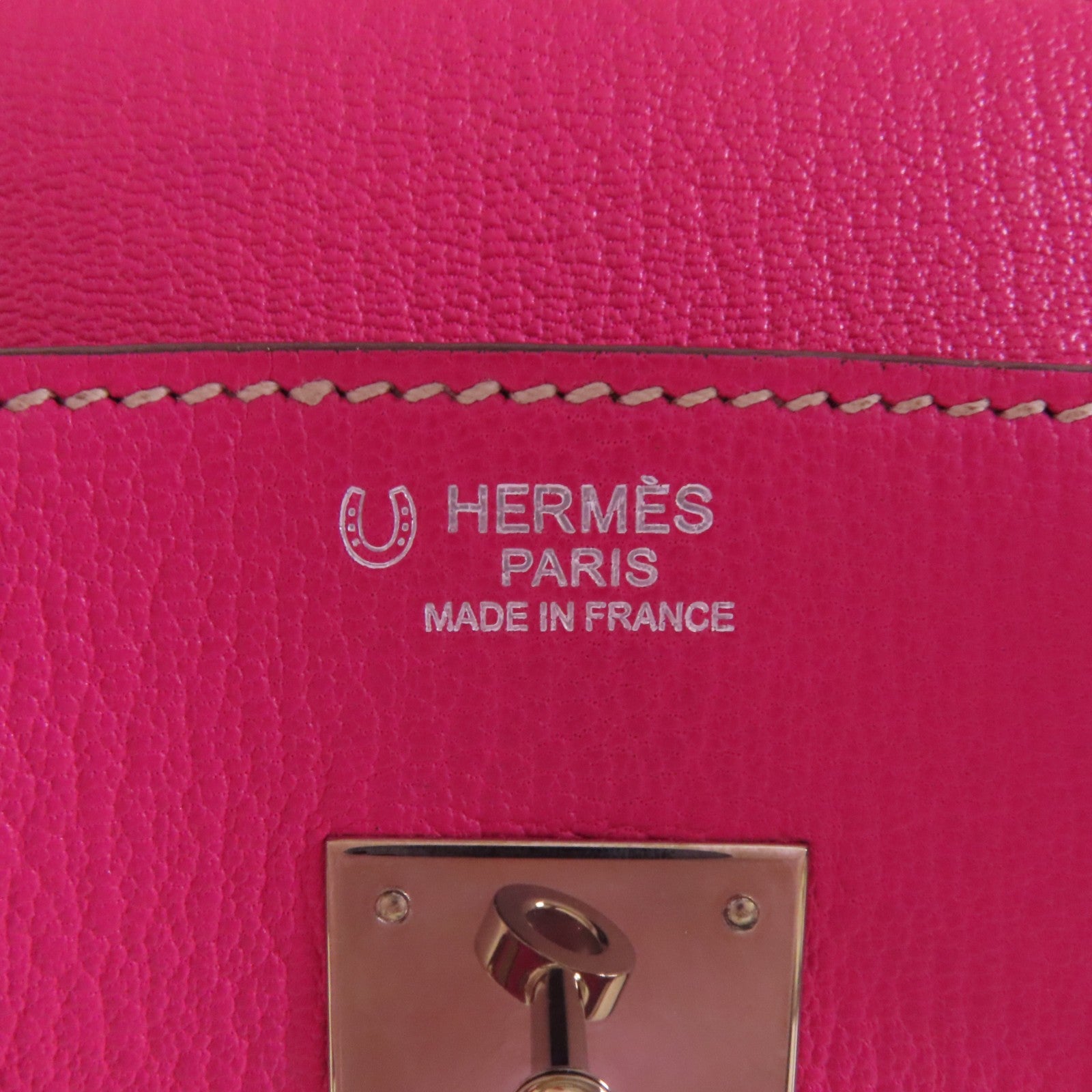 HERMES Chevre皮革Birkin 30銀扣手挽袋