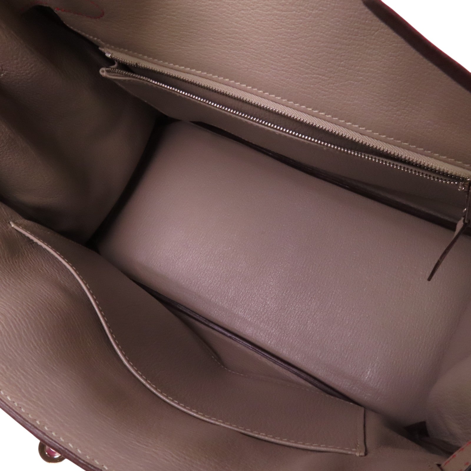 HERMES Chevre皮革Birkin 30銀扣手挽袋