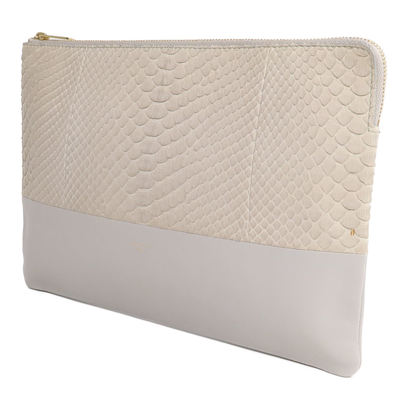 CELINE 蛇皮/牛皮皮革Python Solo Clutch手拿包