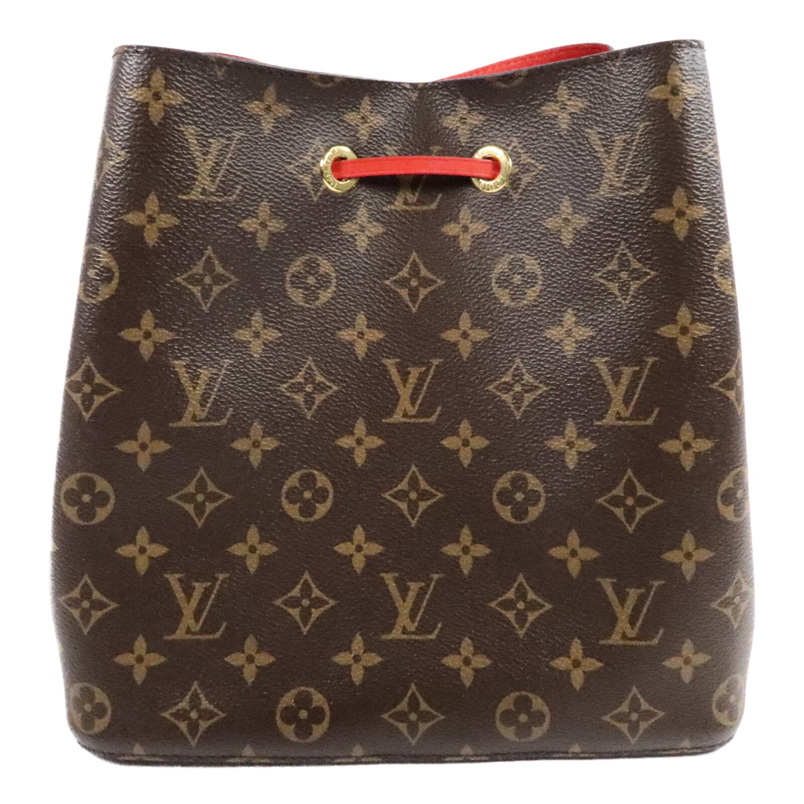 LOUIS VUITTON Monogram Neo Noe Bucket Bag肩背袋Coquelicot
