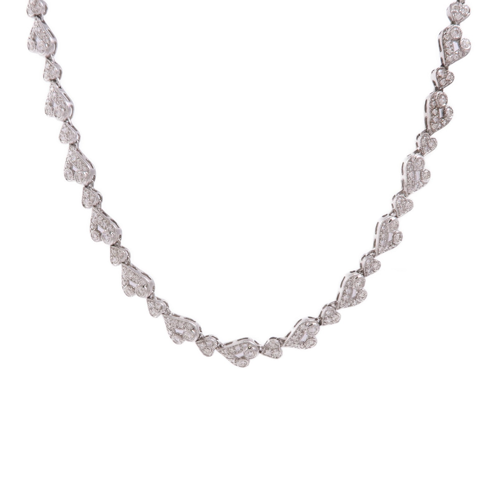 JEWELRY 18K白金Diamond Necklace鑽石項鍊