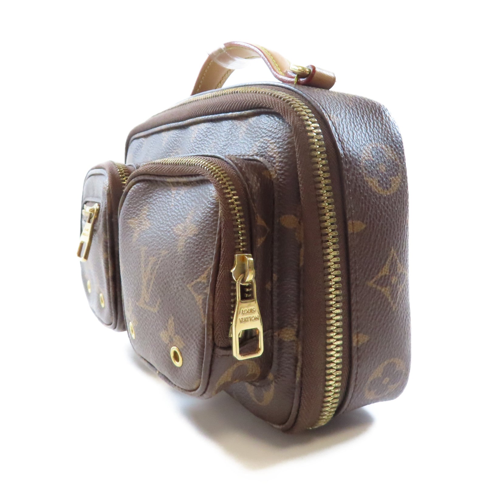 LOUIS VUITTON LV GHW Utility 2 Way Shoulder Bag M80446 Monogram Brown