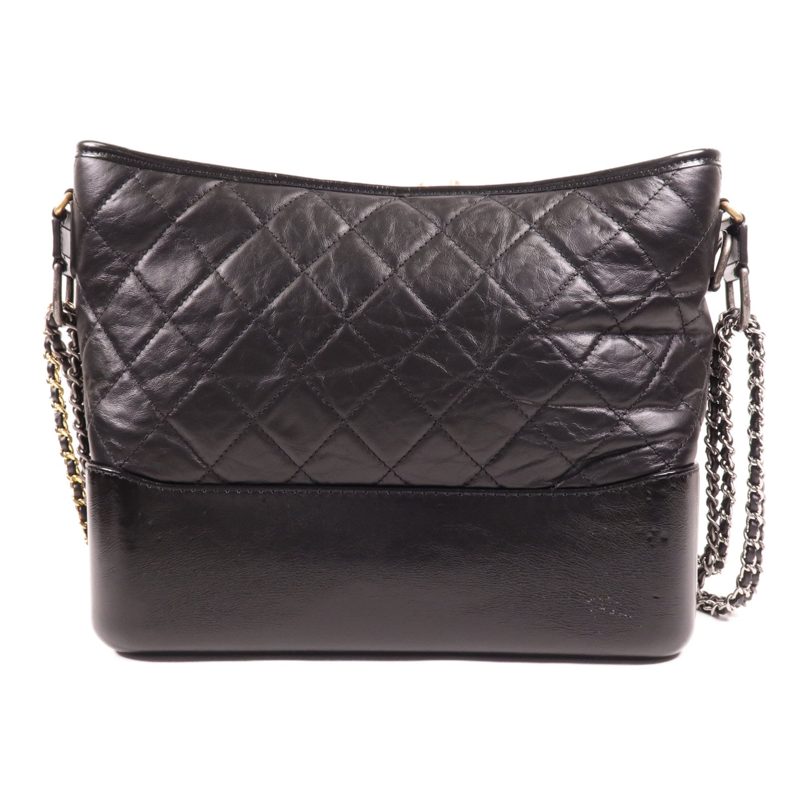 CHANEL 牛皮皮革Gabrielle鏈帶肩背袋