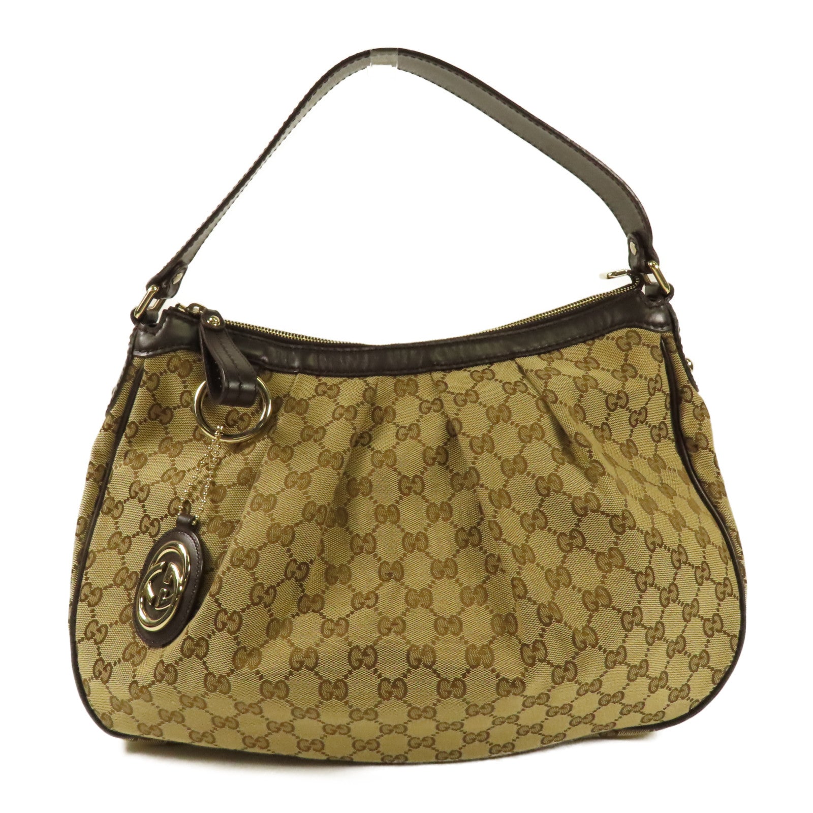 GUCCI 塗層帆布Shoulder Bag肩背袋