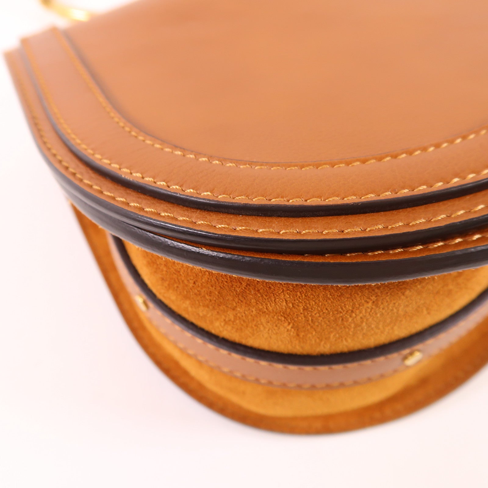 Chloe 牛皮皮革Nile Medium金扣手挽肩背兩用袋