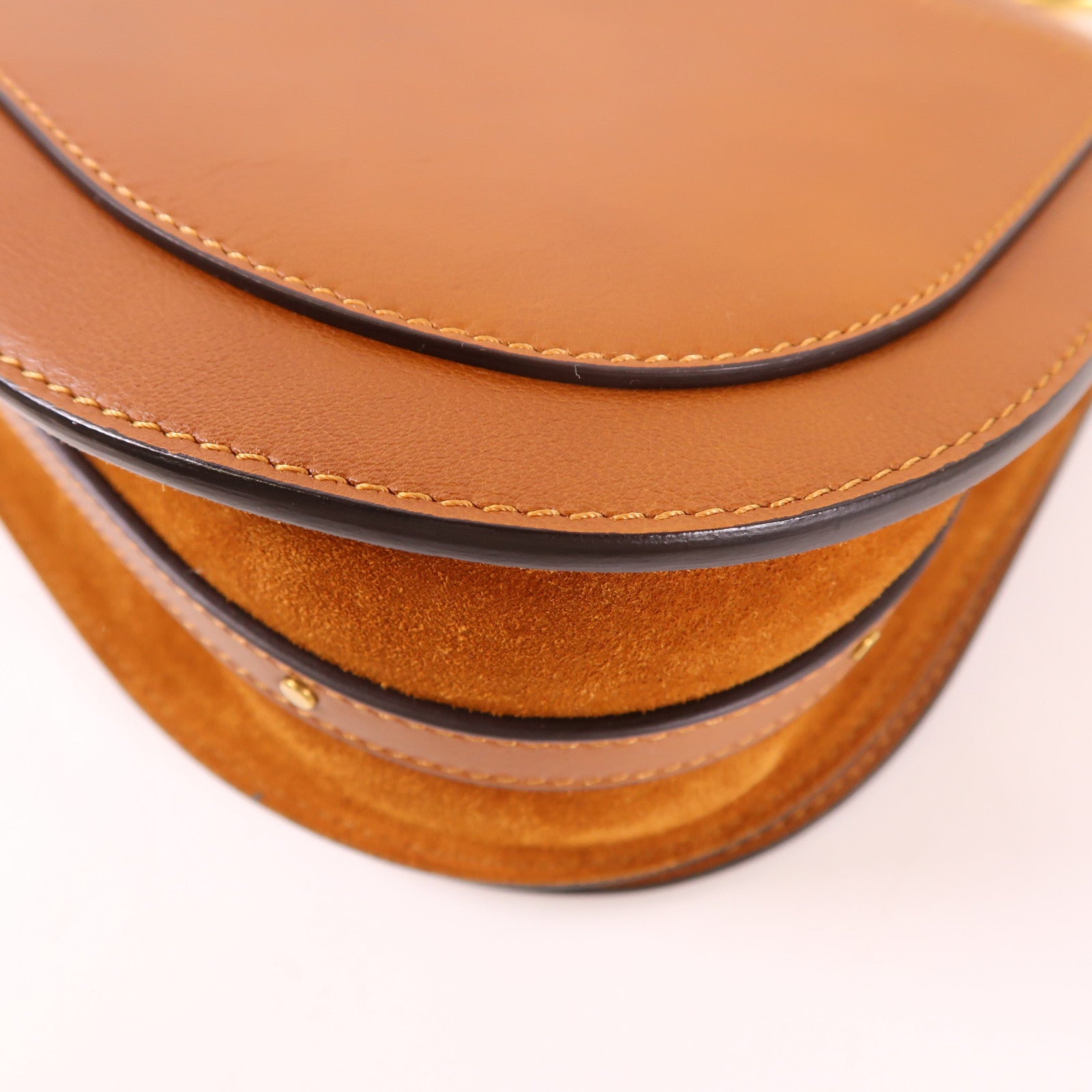 Chloe 牛皮皮革Nile Medium金扣手挽肩背兩用袋