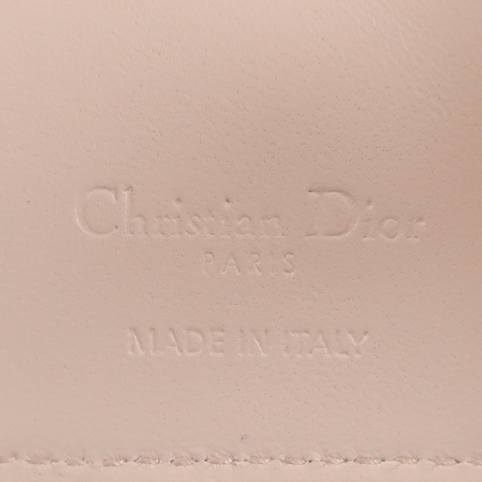 Dior 牛皮皮革Wallet金扣錢包