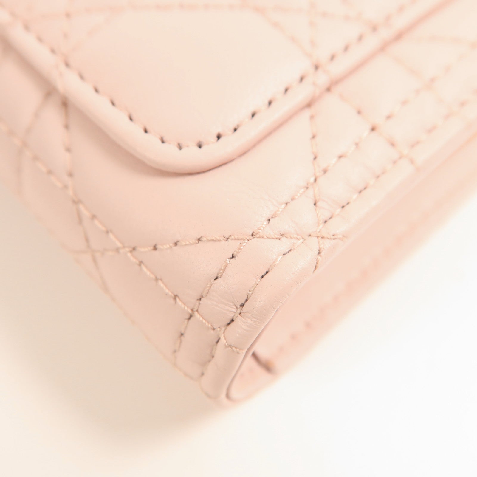 Dior 牛皮皮革Wallet金扣錢包