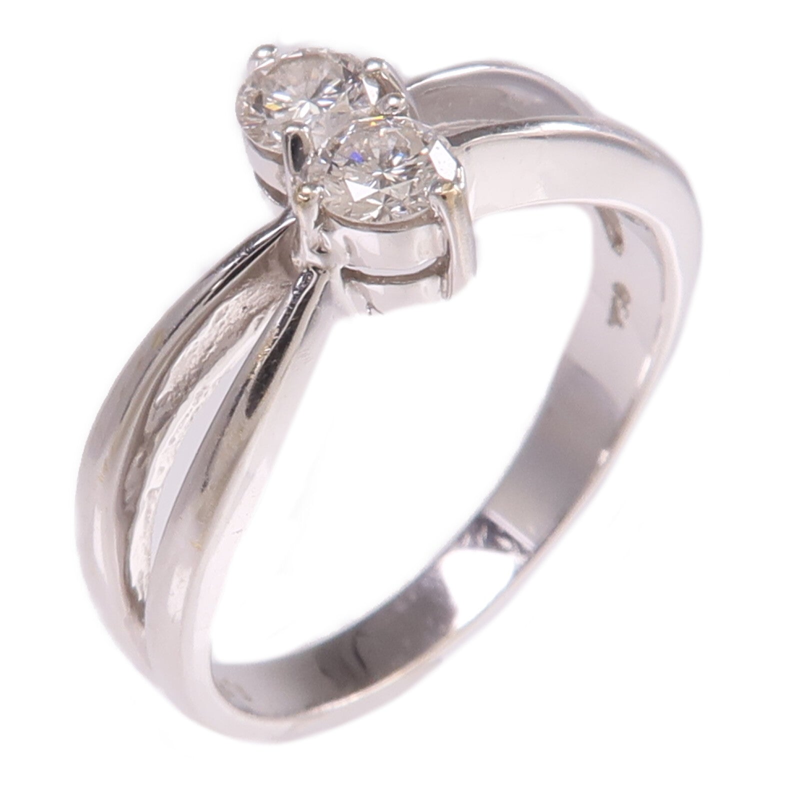 JEWELRY 18K白金Diamond Ring鑽石戒指US#5.75