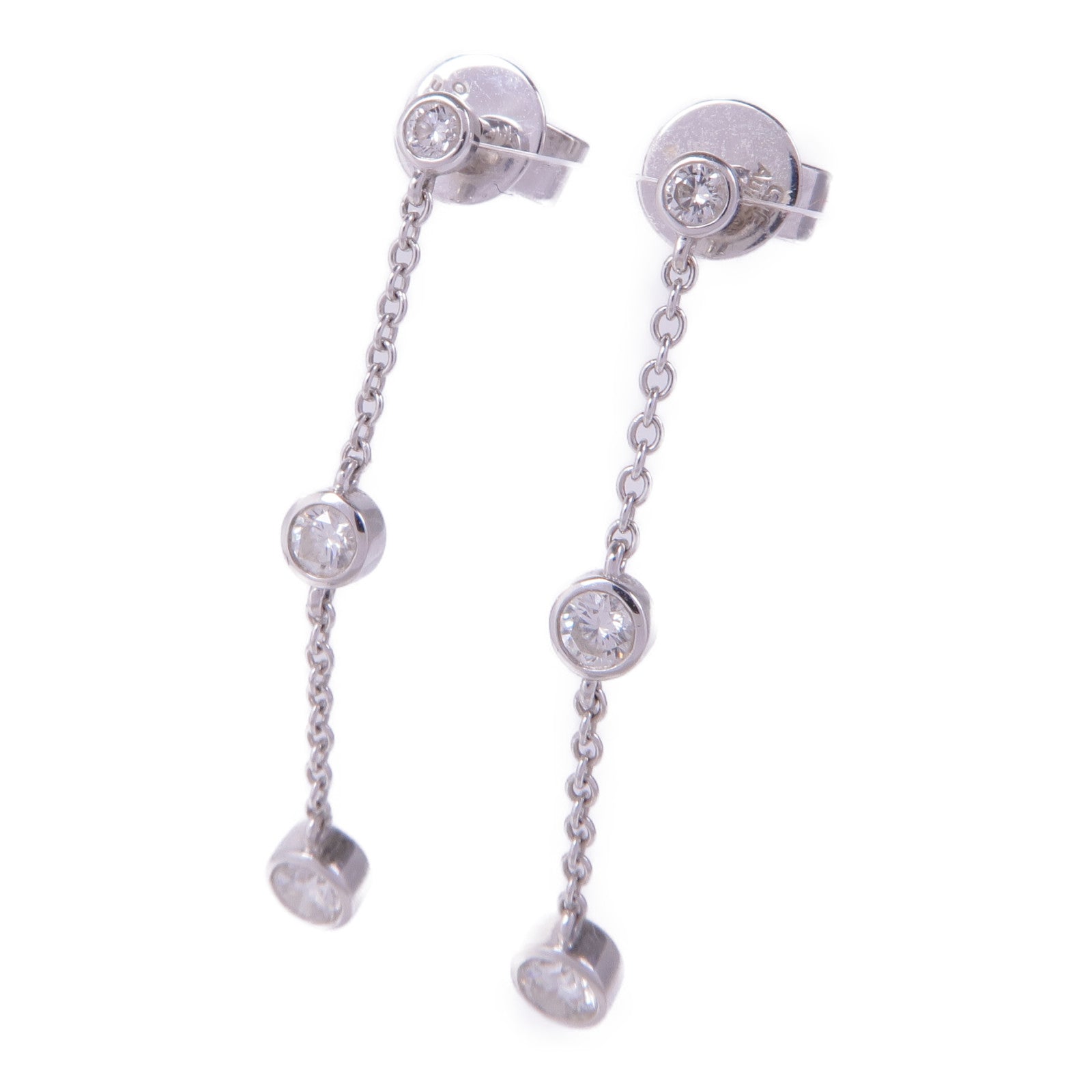 JEWELRY 18K白金Diamond Earrings鑽石耳環