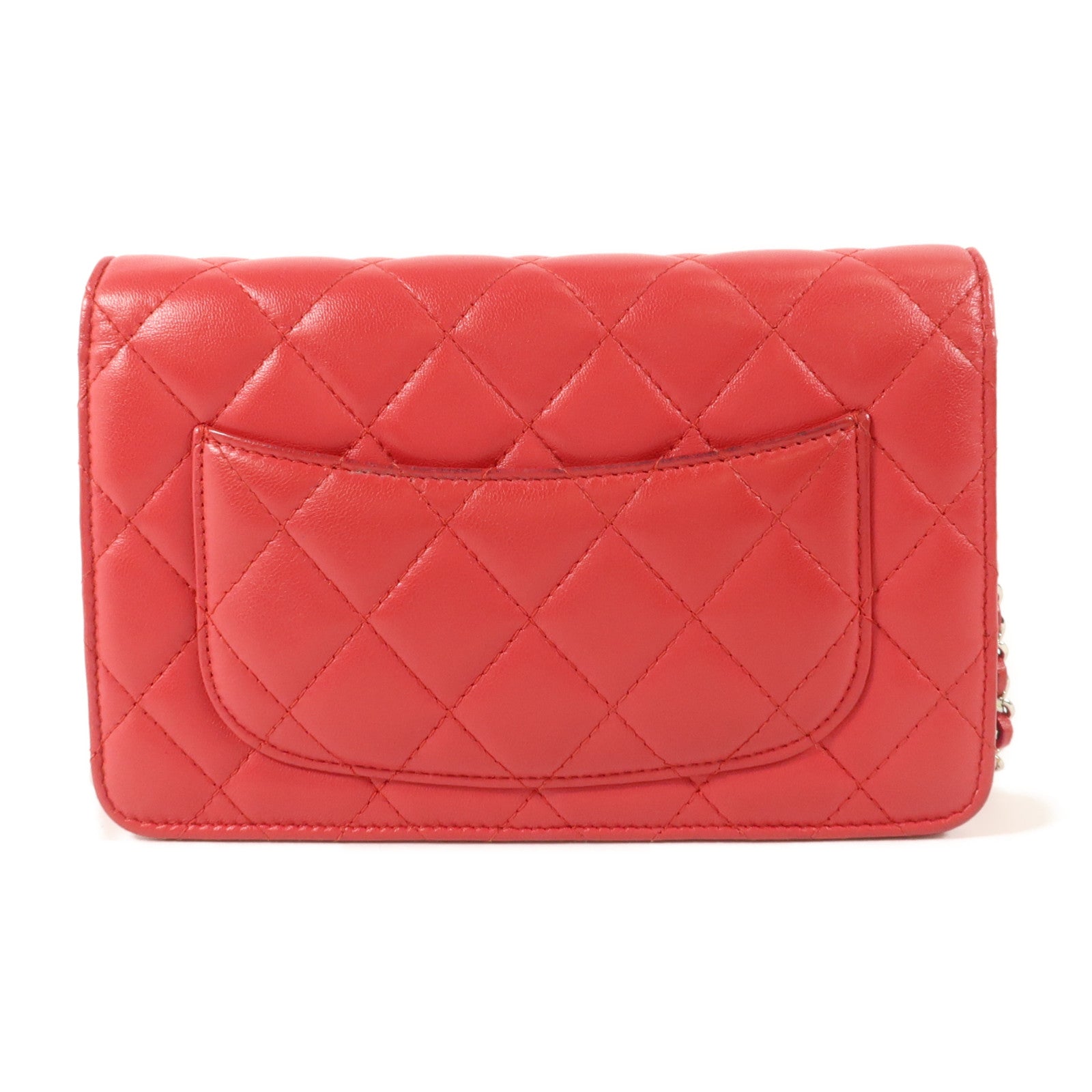 CHANEL 羊皮皮革WOC Wallet On Chain鏈帶肩背袋