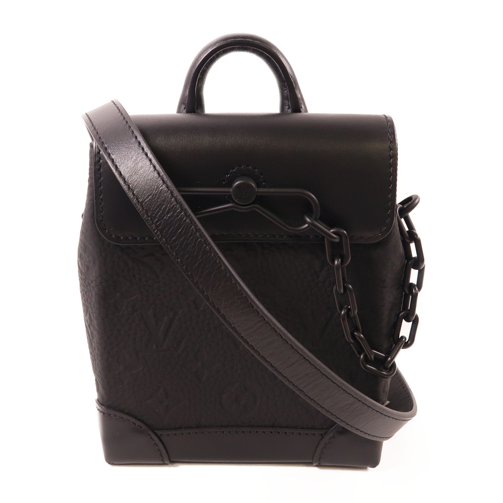 LOUIS VUITTON【激減優惠】 Monogram Taurillon Nano Steamer肩背袋