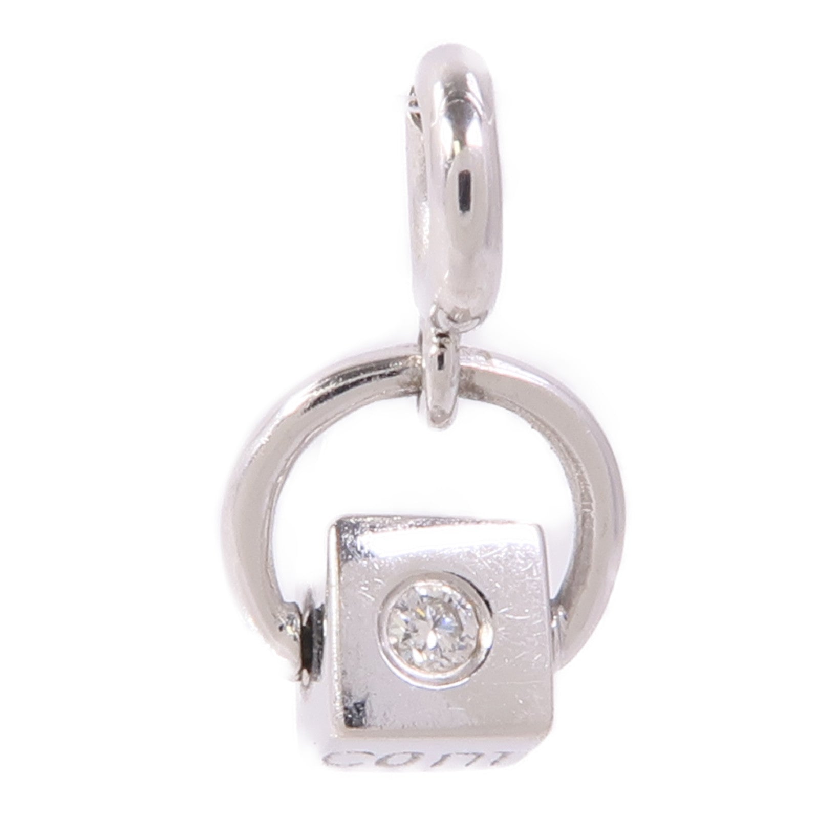 JEWELRY 18K白金Diamond Pendant Top鑽石吊墜