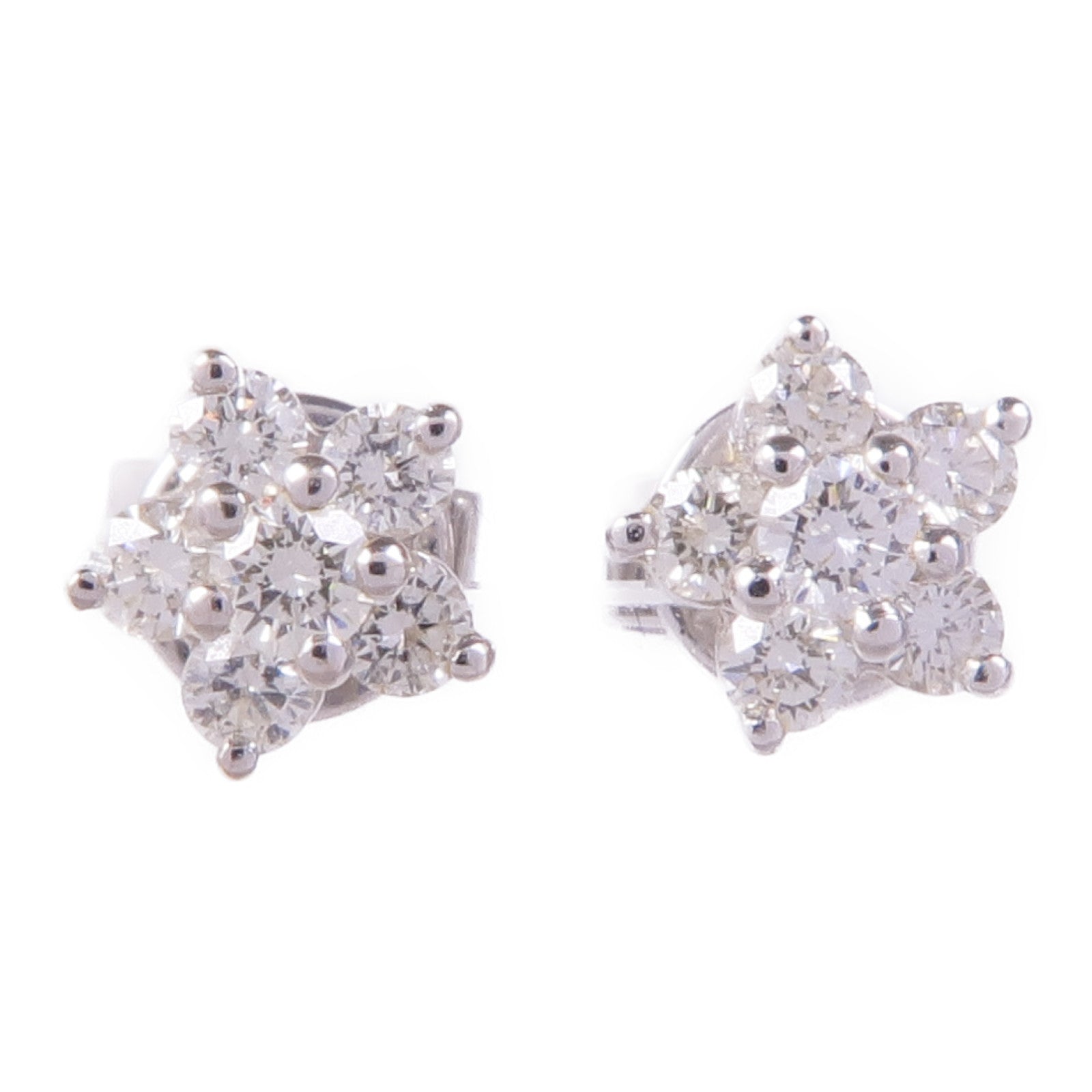 JEWELRY 18K白金Diamond Earrings鑽石耳環