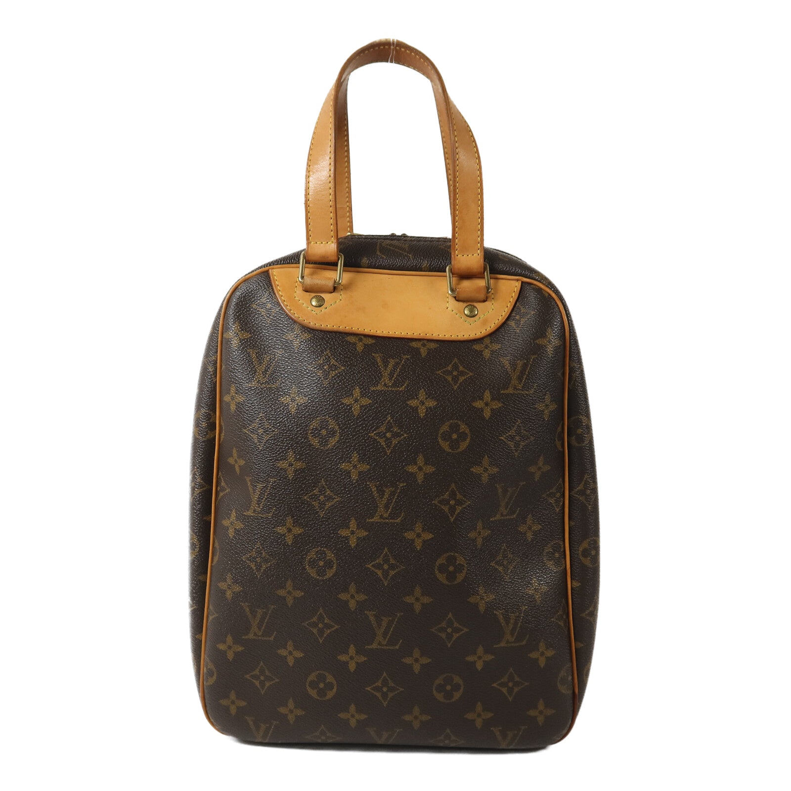 LOUIS VUITTON Monogram Excursion Shoe Case金扣手挽袋