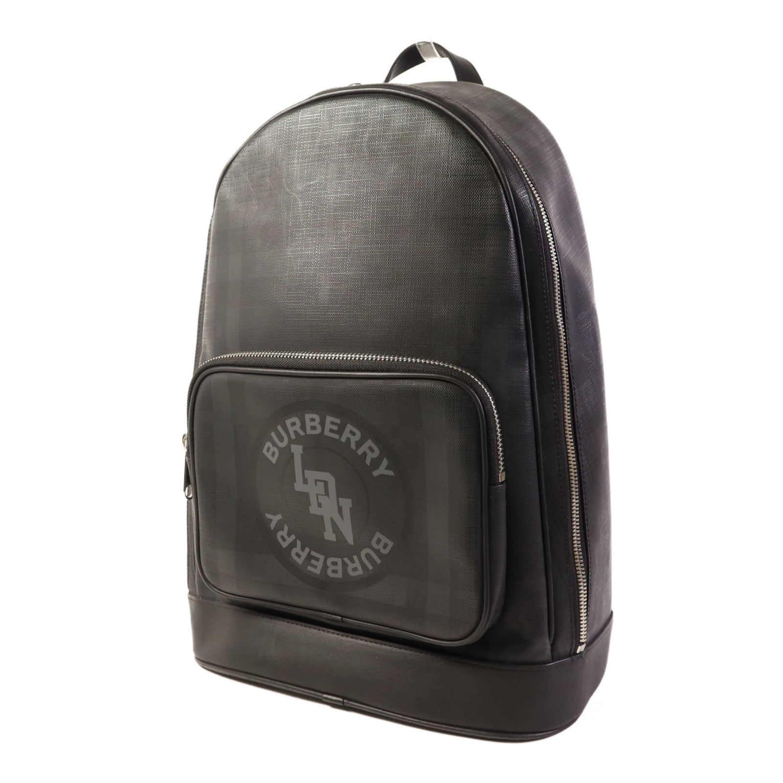 BURBERRY 牛皮皮革Backpack銀扣背包