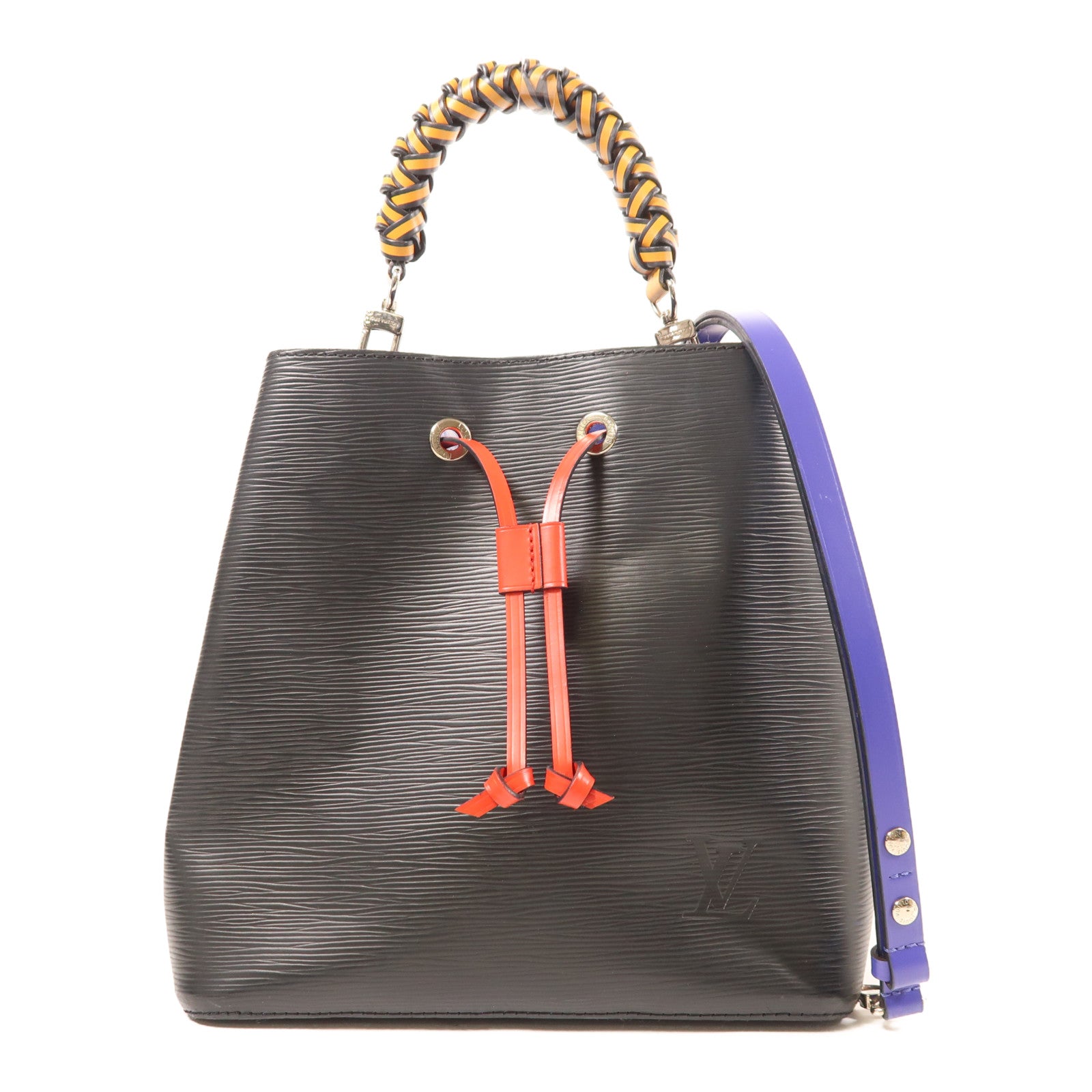 LOUIS VUITTON Epi NeoNoe MM銀扣手挽肩背兩用袋