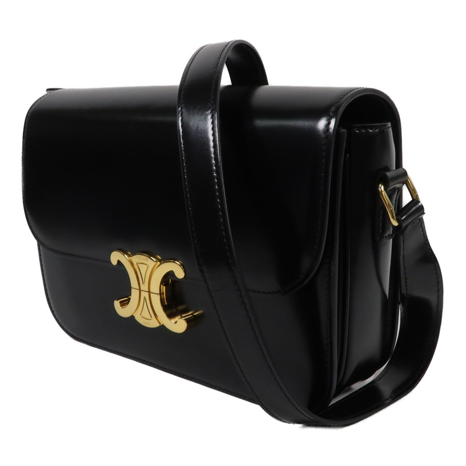 CELINE 牛皮皮革Classique Triomphe肩背袋