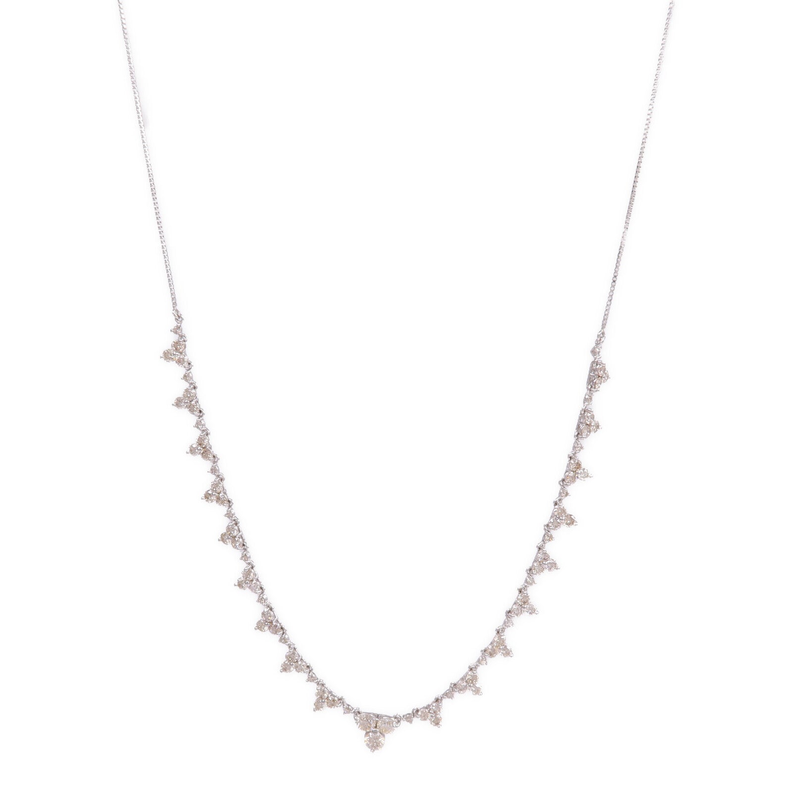 JEWELRY 18K白金Diamond Necklace鑽石項鍊