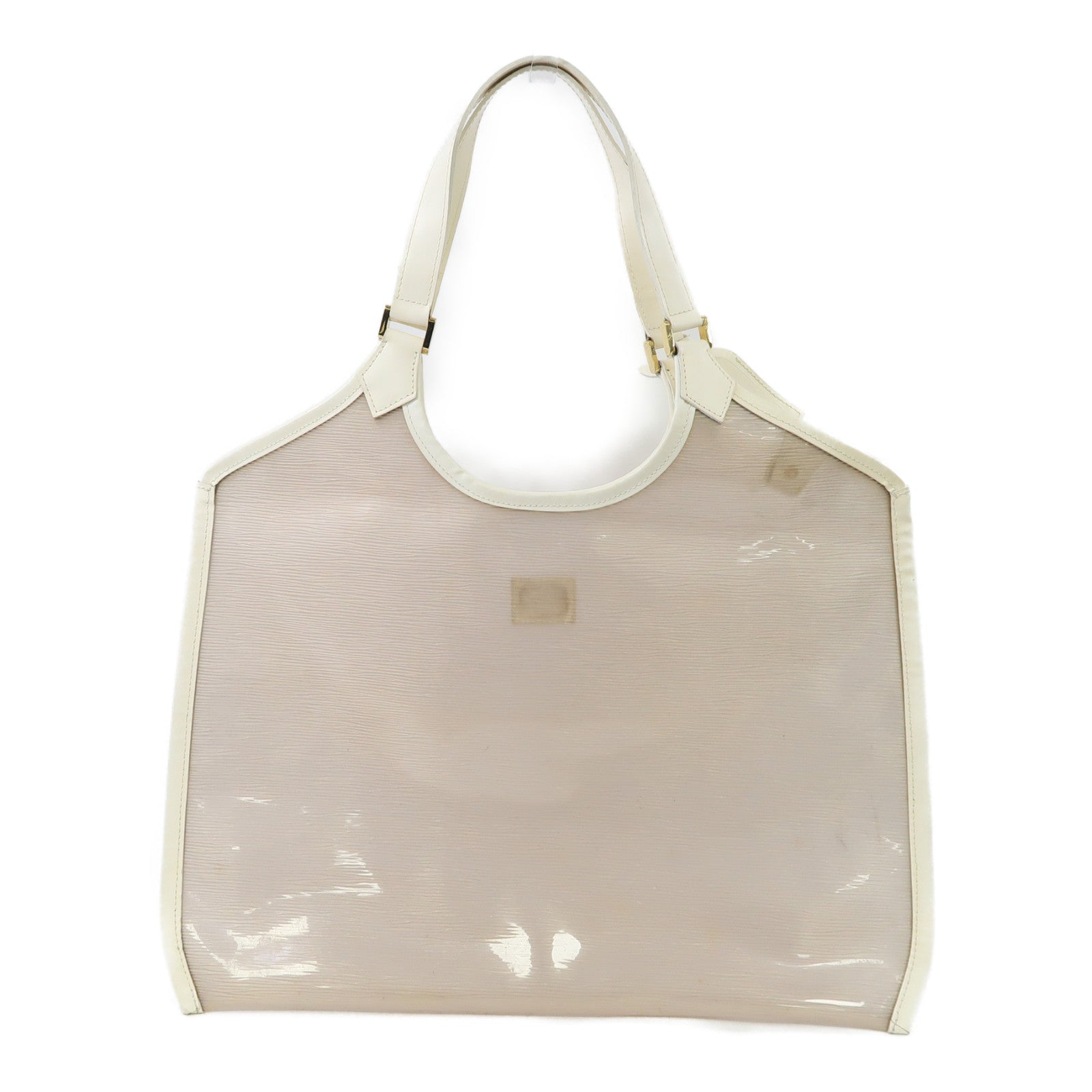 LOUIS VUITTON 【激減優惠】Epi Plage Bahia金扣肩背袋啡色/白色