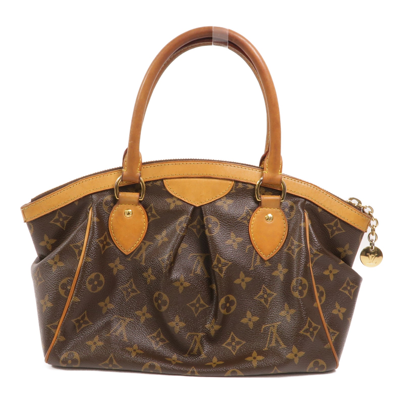 LOUIS VUITTON Monogram Tivoli PM手挽袋棕色