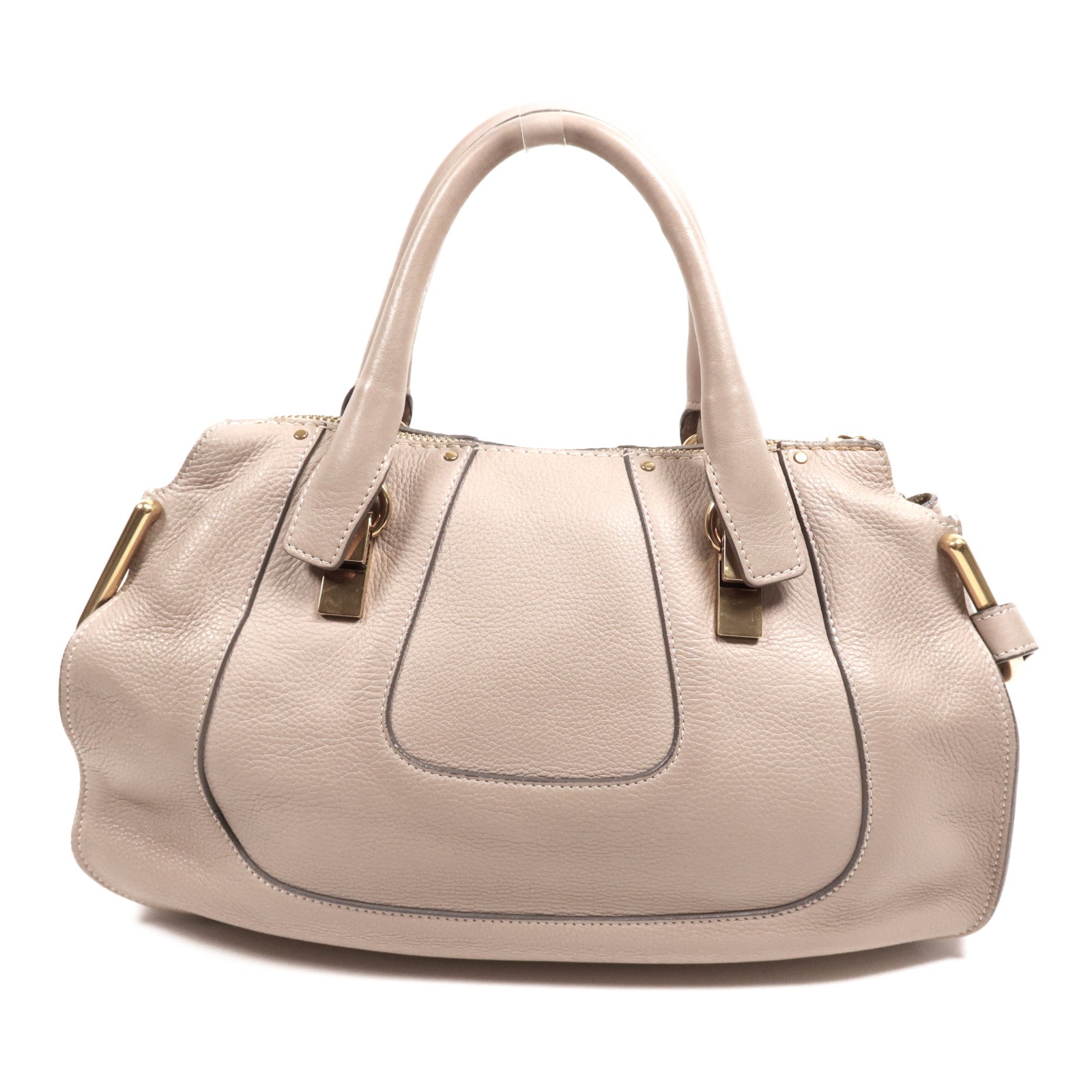 Chloe 牛皮皮革2 way Shoulder Bag金扣肩背袋