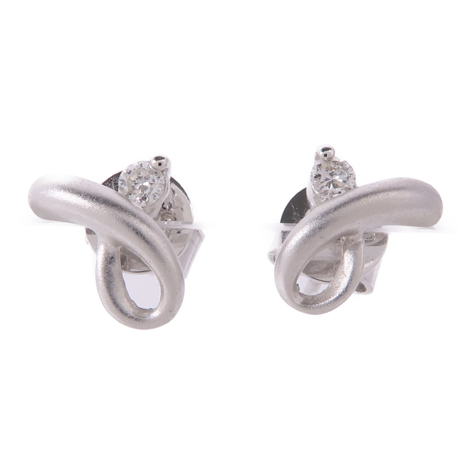 JEWELRY 18K白金Diamond Earrings鑽石耳環