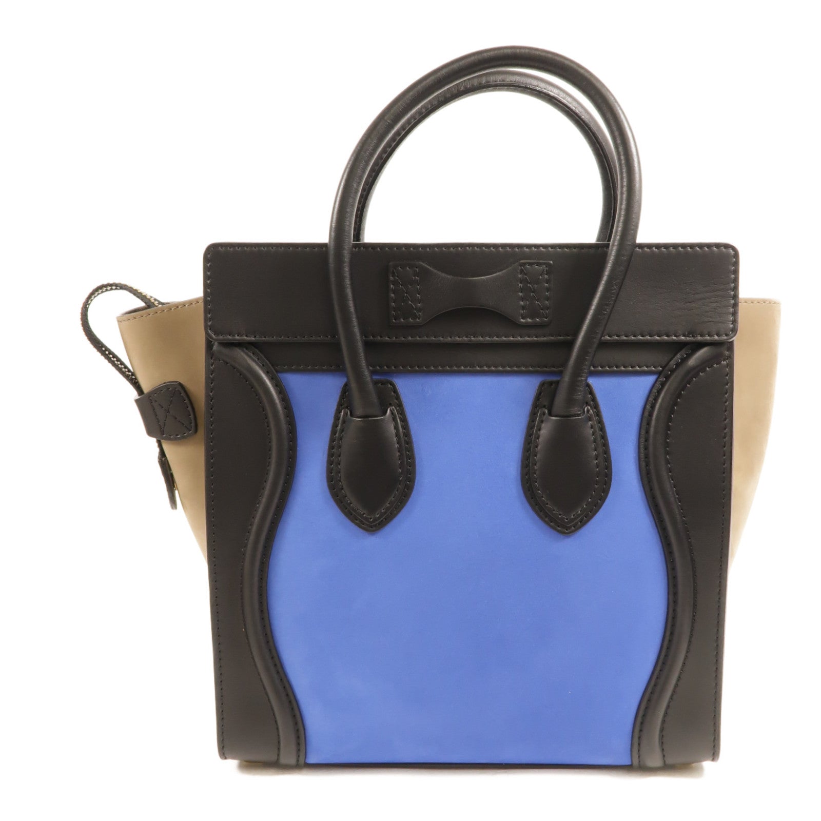 CELINE 牛皮皮革Micro Luggage手挽袋
