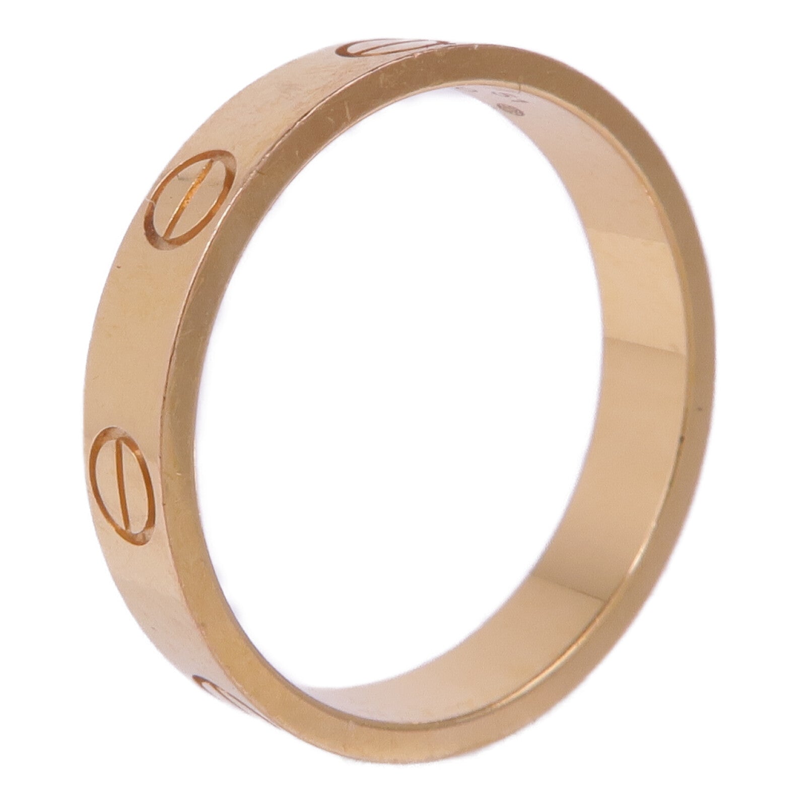 CARTIER 18K玫瑰金Love Ring戒指CARTIER#51/US#5.5