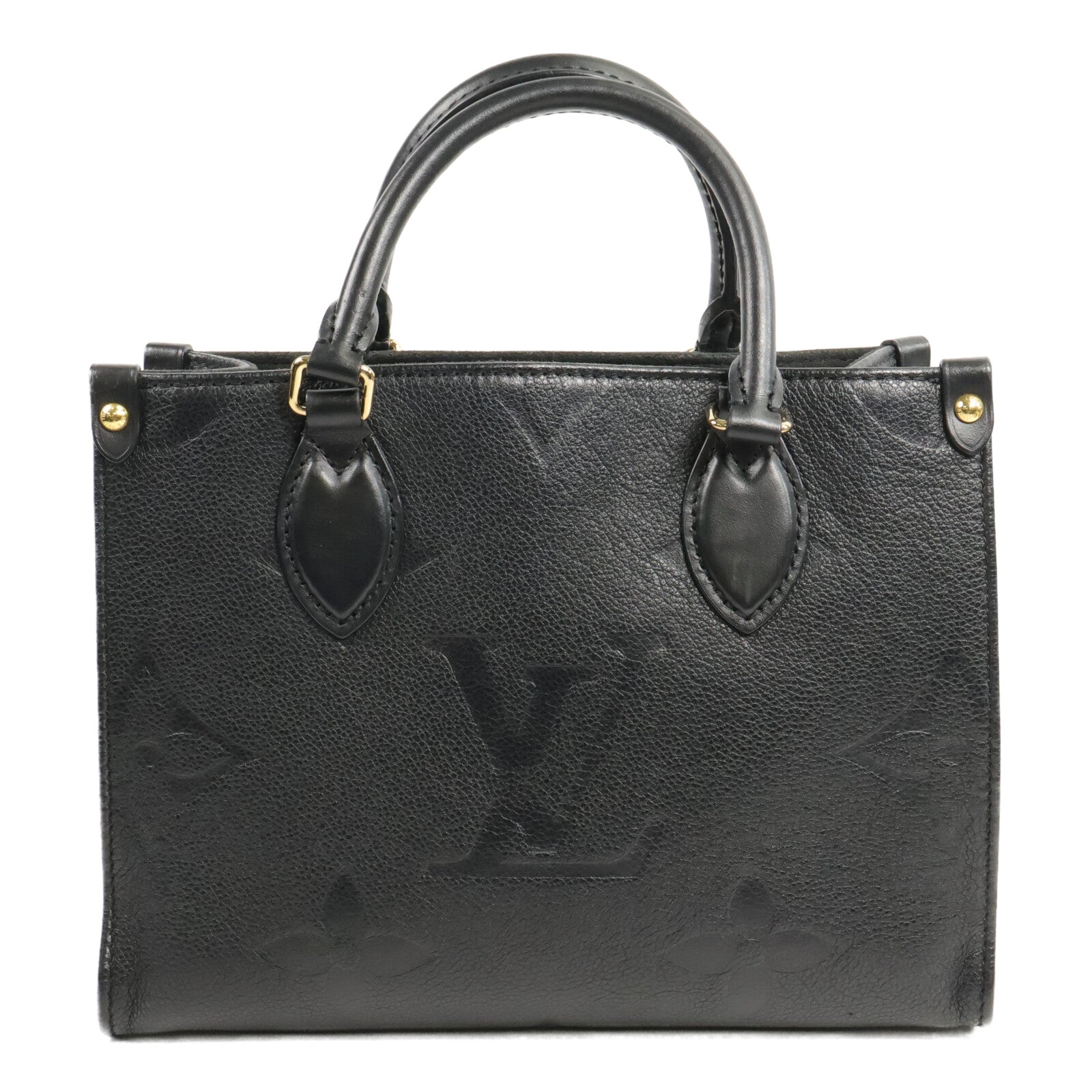 LOUIS VUITTON Monogram Empreinte OnTheGo PM手挽肩背兩用袋