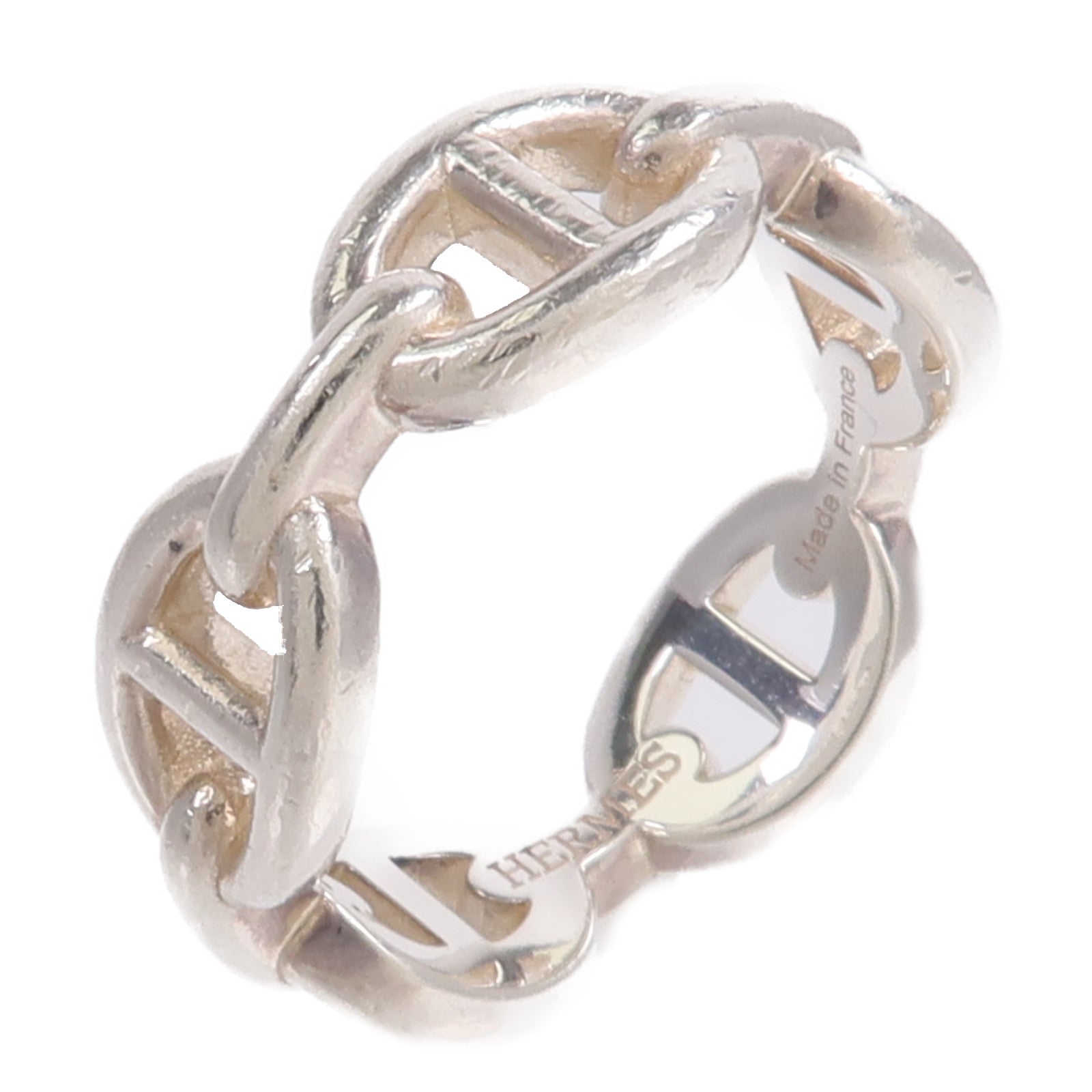 HERMES 925純銀Chaine D'Ancre Ring戒指