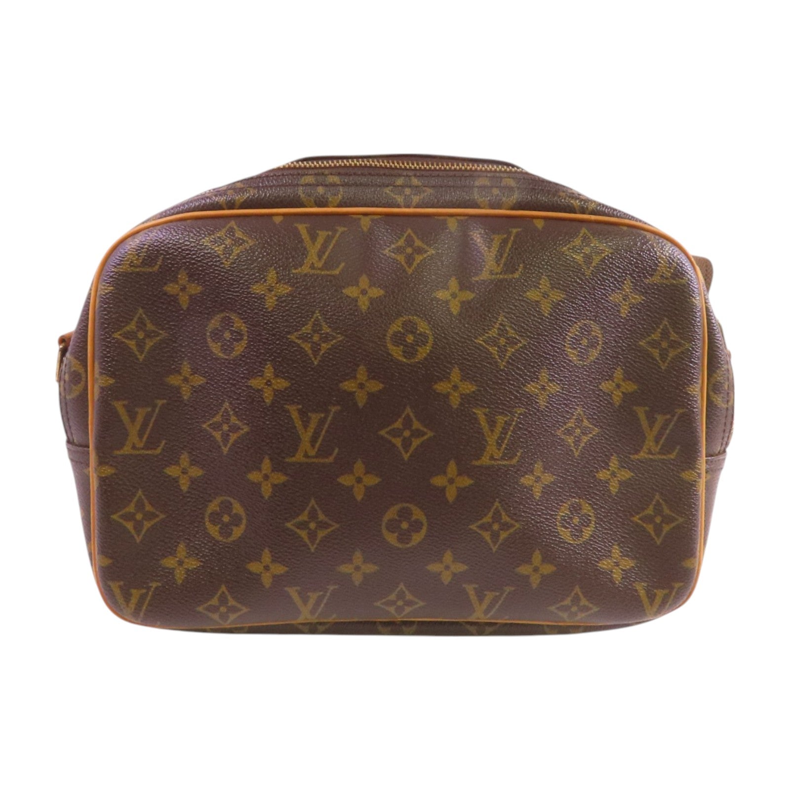LOUIS VUITTON Monogram Reporter PM金扣肩背袋