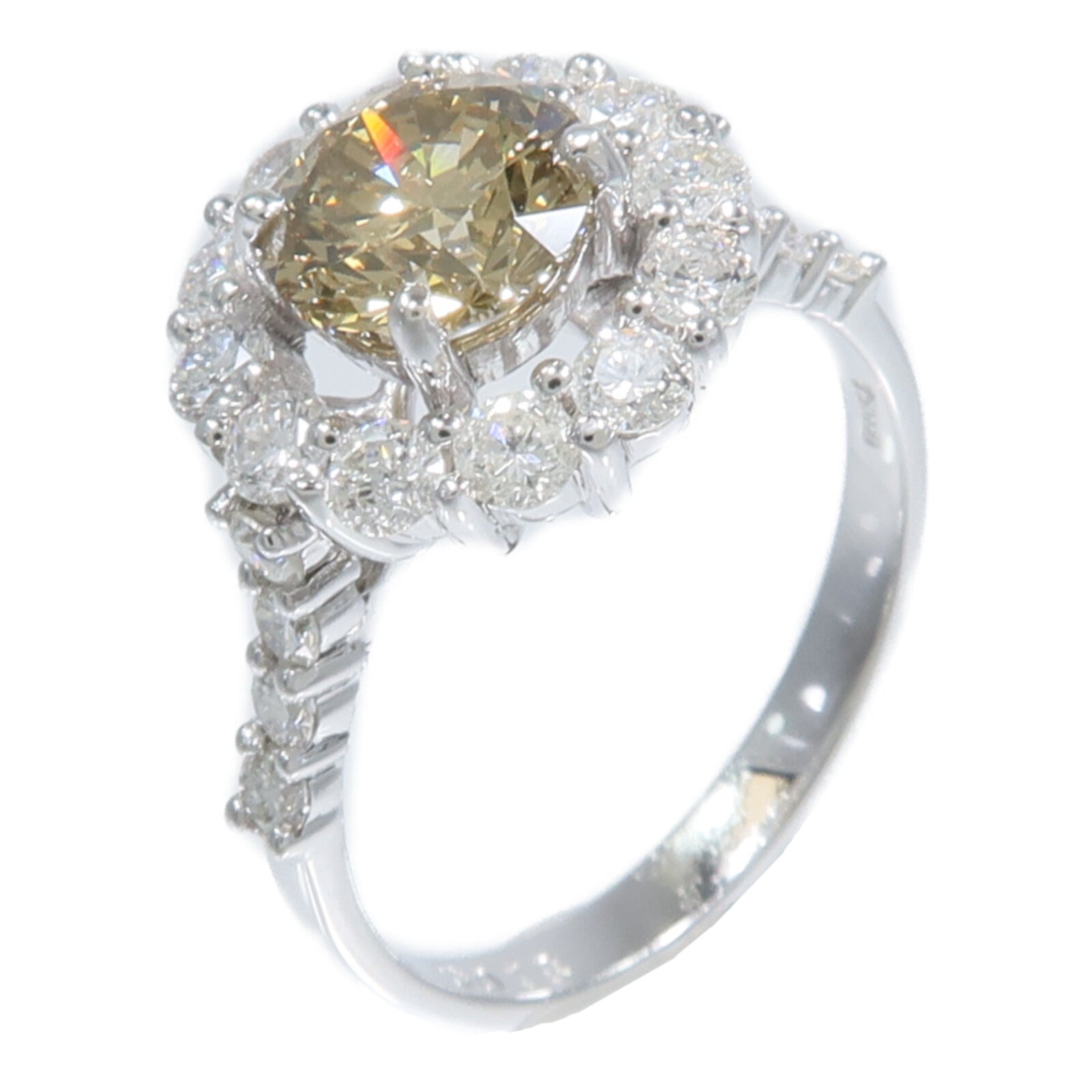 JEWELRY 18K白金Diamond Ring鑽石戒指
