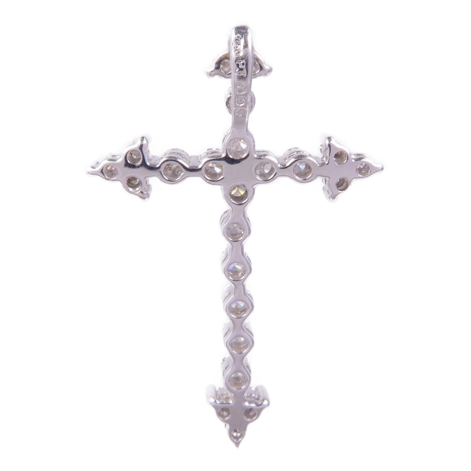 JEWELRY 18K白金Diamond Pendant Top鑽石吊墜