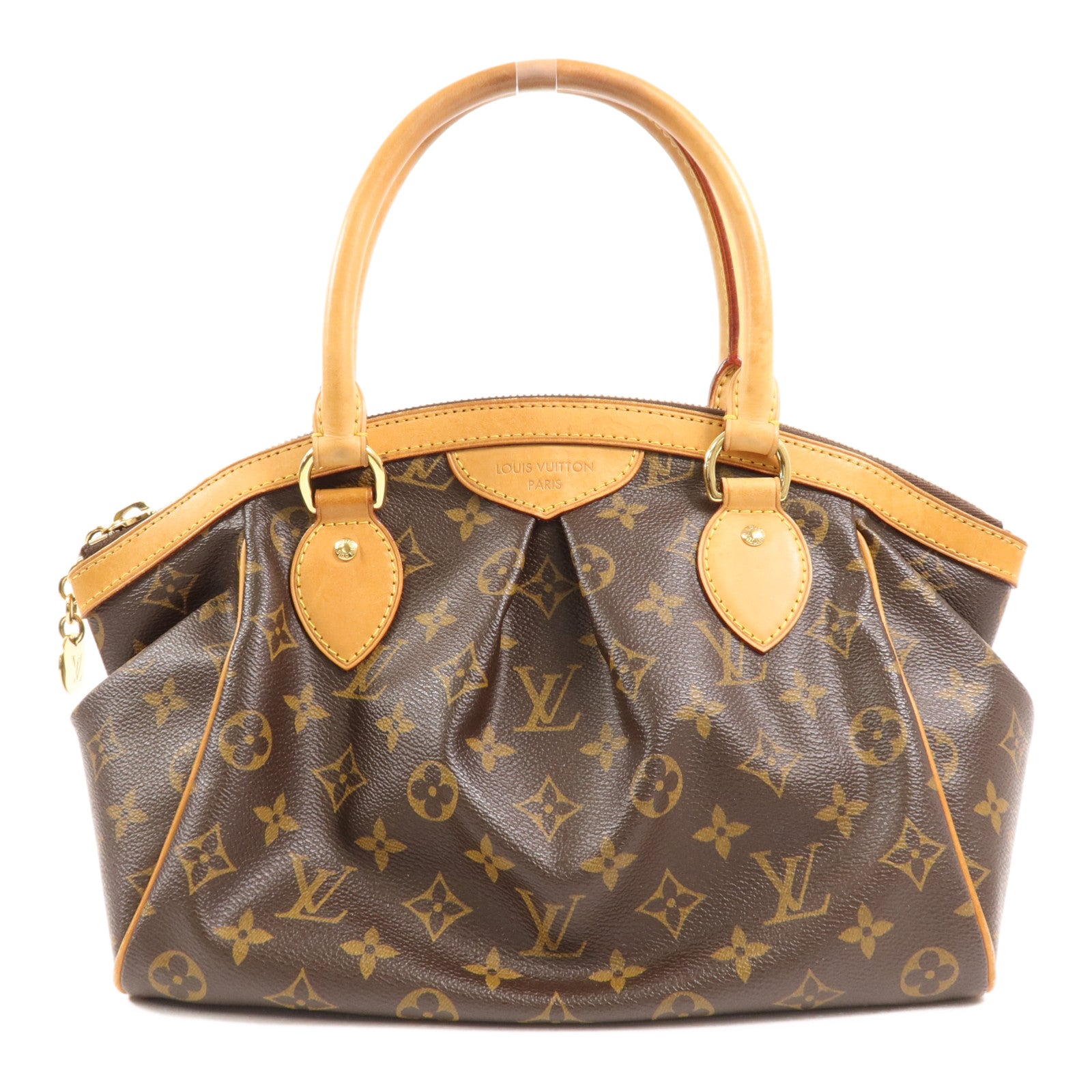 LOUIS VUITTON Monogram Tivoli PM金扣手挽袋