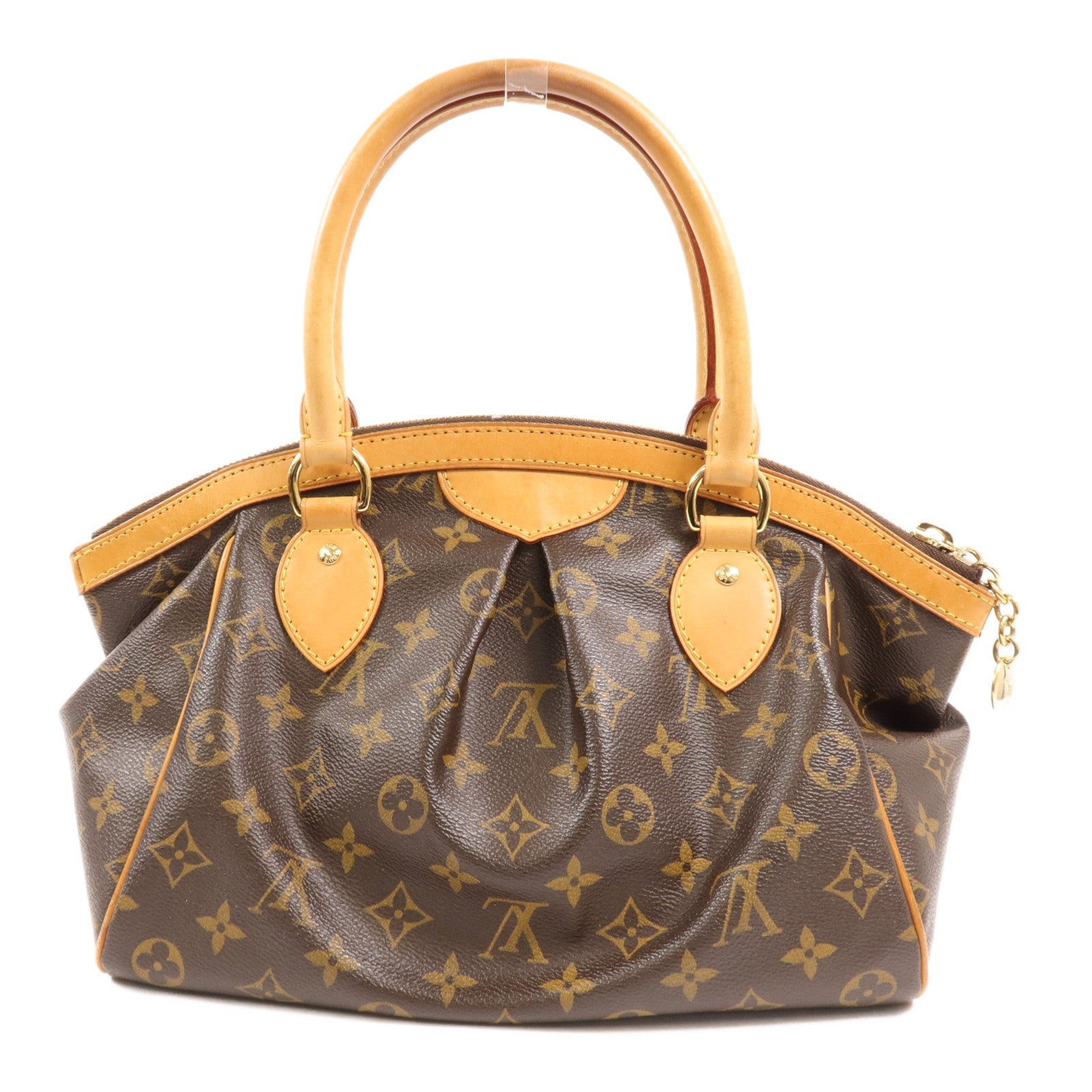 LOUIS VUITTON Monogram Tivoli PM金扣手挽袋