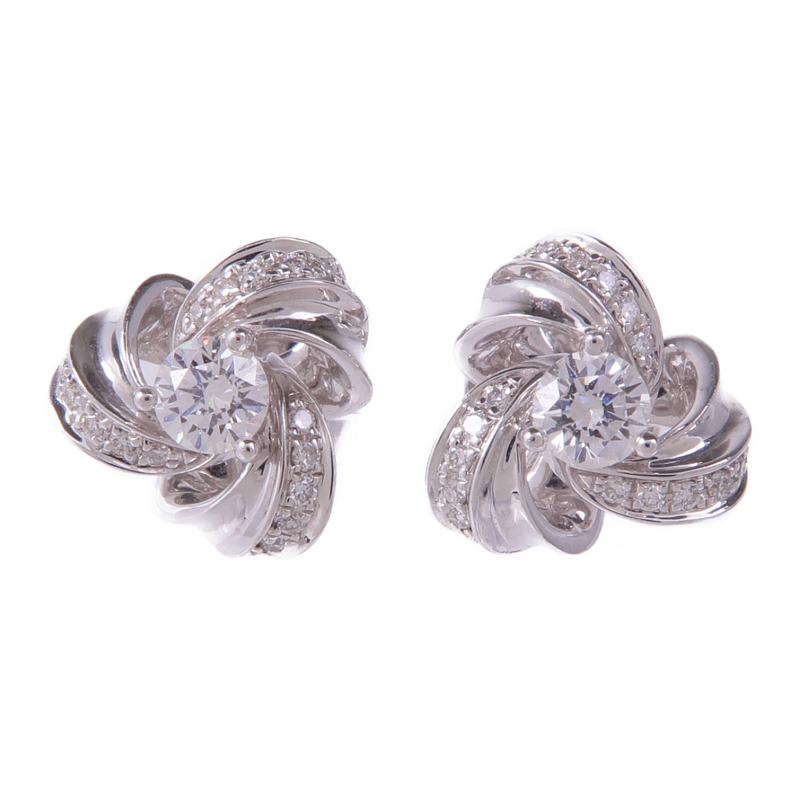 JEWELRY 18K白金Diamond Earrings鑽石耳環