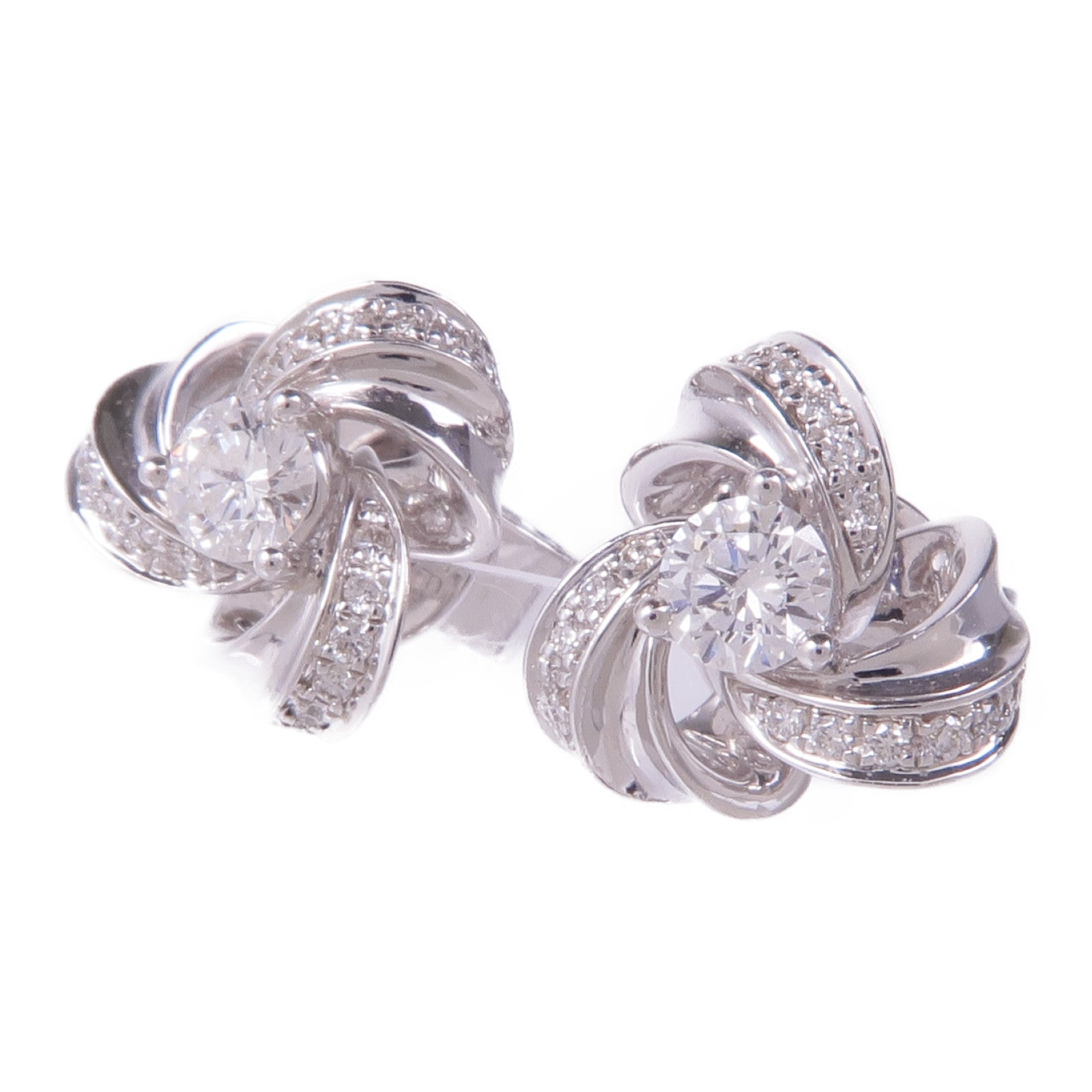 JEWELRY 18K白金Diamond Earrings鑽石耳環