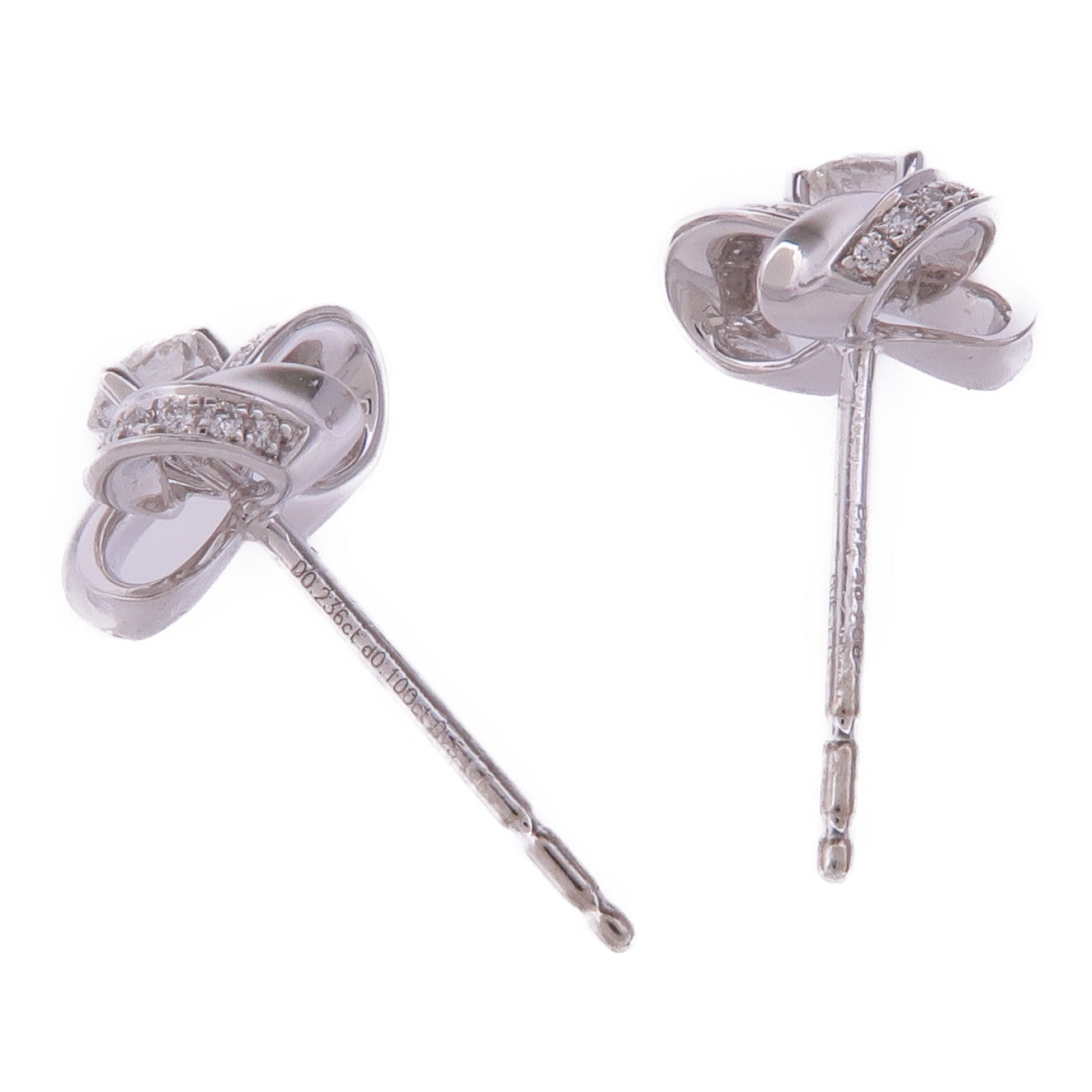 JEWELRY 18K白金Diamond Earrings鑽石耳環