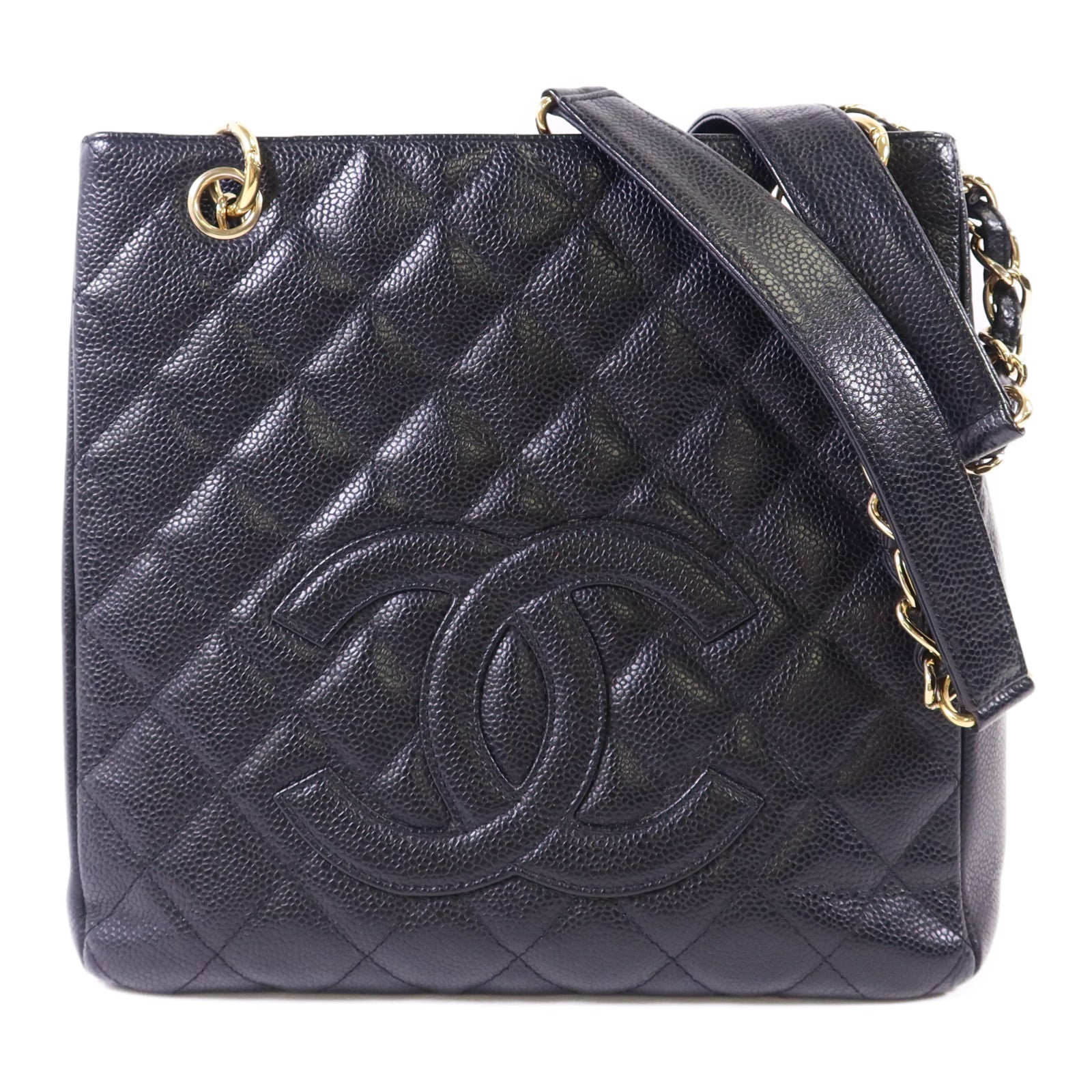 CHANEL 牛皮皮革PST Petit Shopping Tote金扣肩背袋