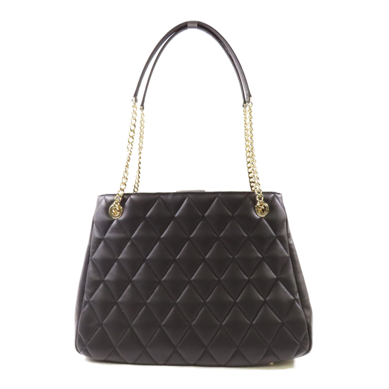 KATE SPADE GHW Chain 2 Way Shoulder Bag KA768 Leather Black