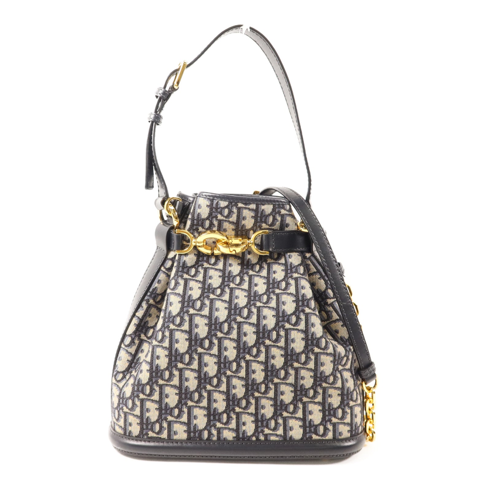 Dior 帆布Medium C'est Bag金扣手挽肩背兩用袋