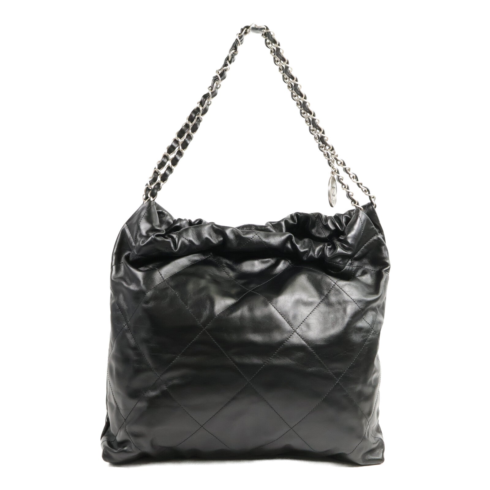 CHANEL 牛皮皮革Chanel 22 Medium鏈帶肩背袋