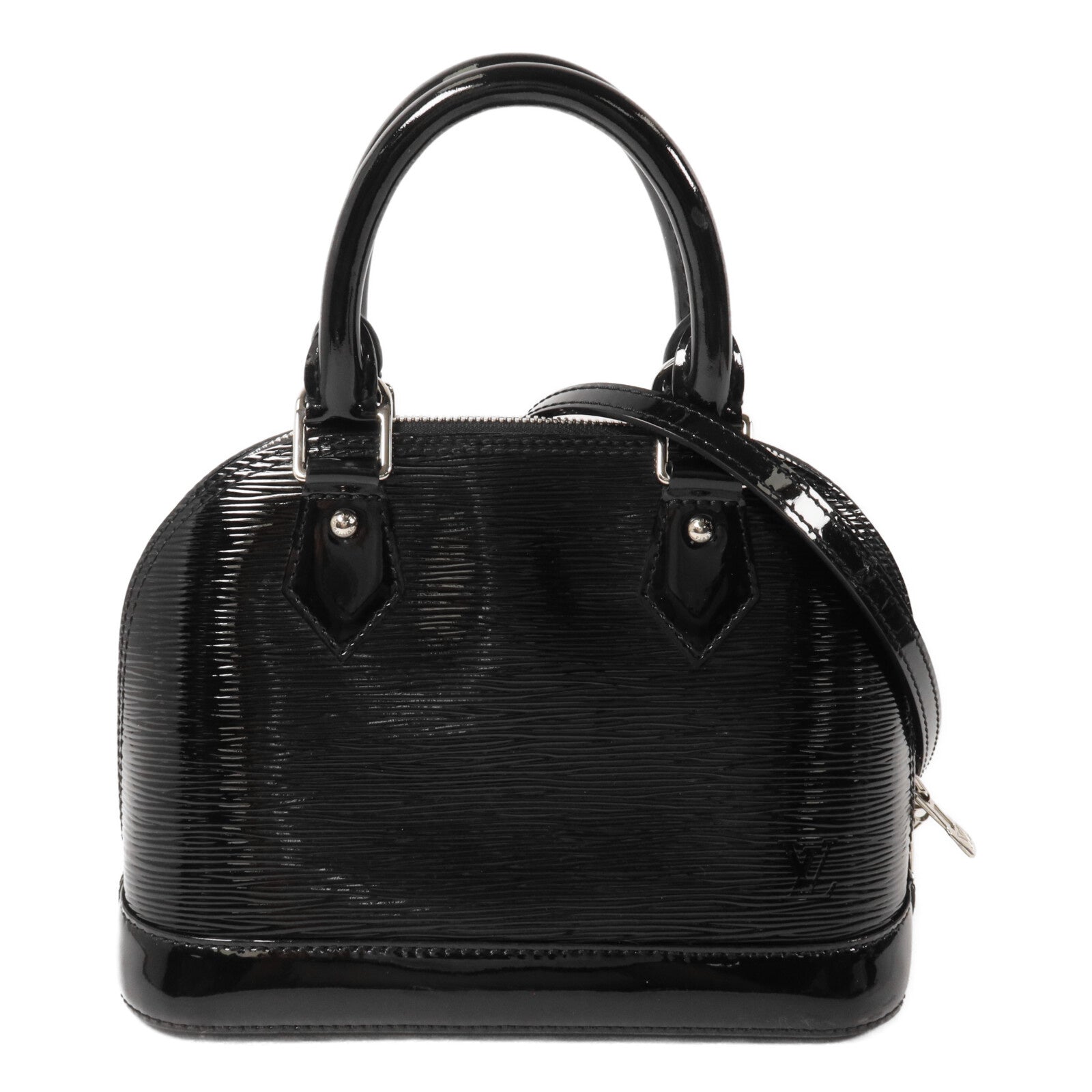 LOUIS VUITTON Epi Electric Alma BB銀扣手挽肩背兩用袋