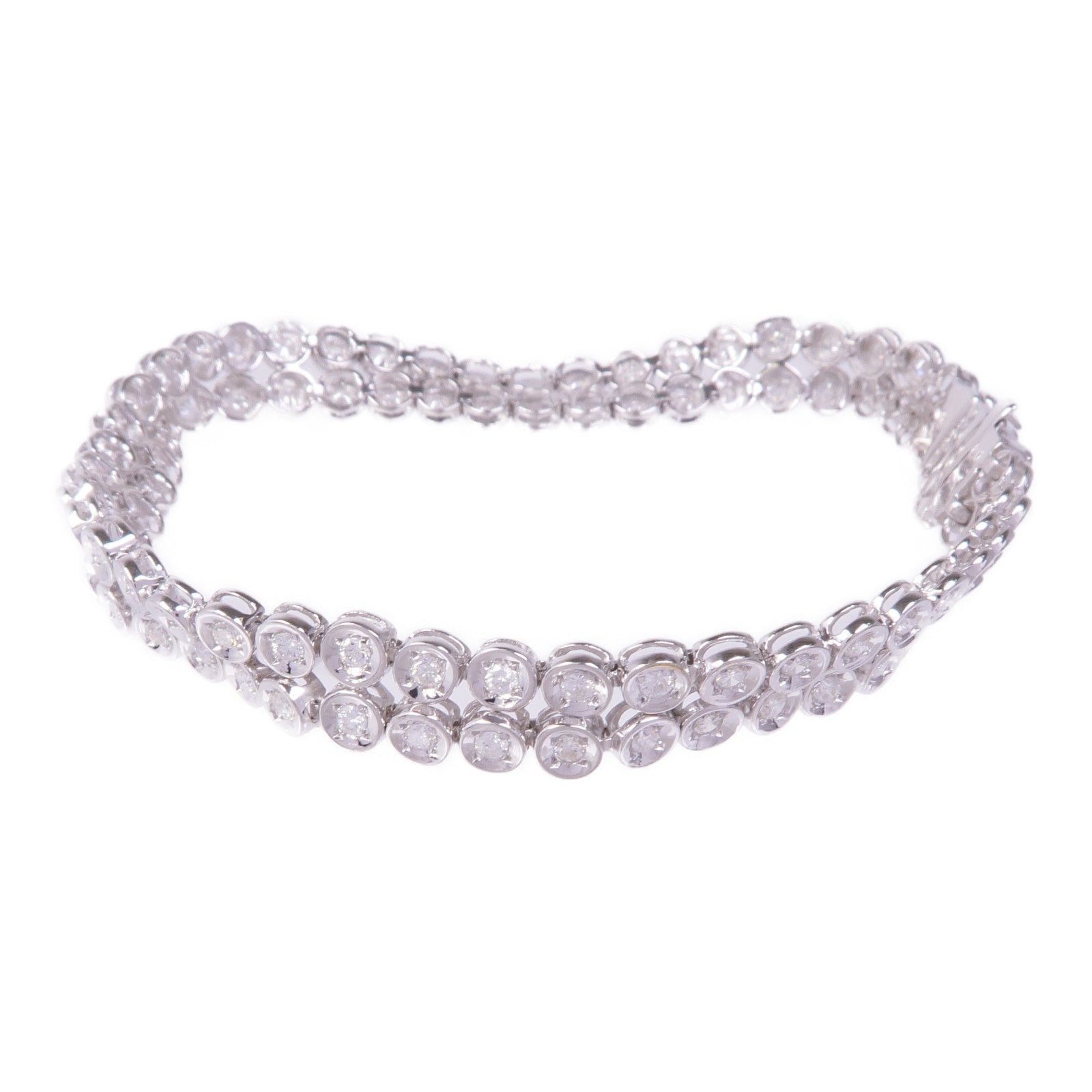 JEWELRY 【激減優惠】18K白金Diamond Bracelet鑽石手鏈