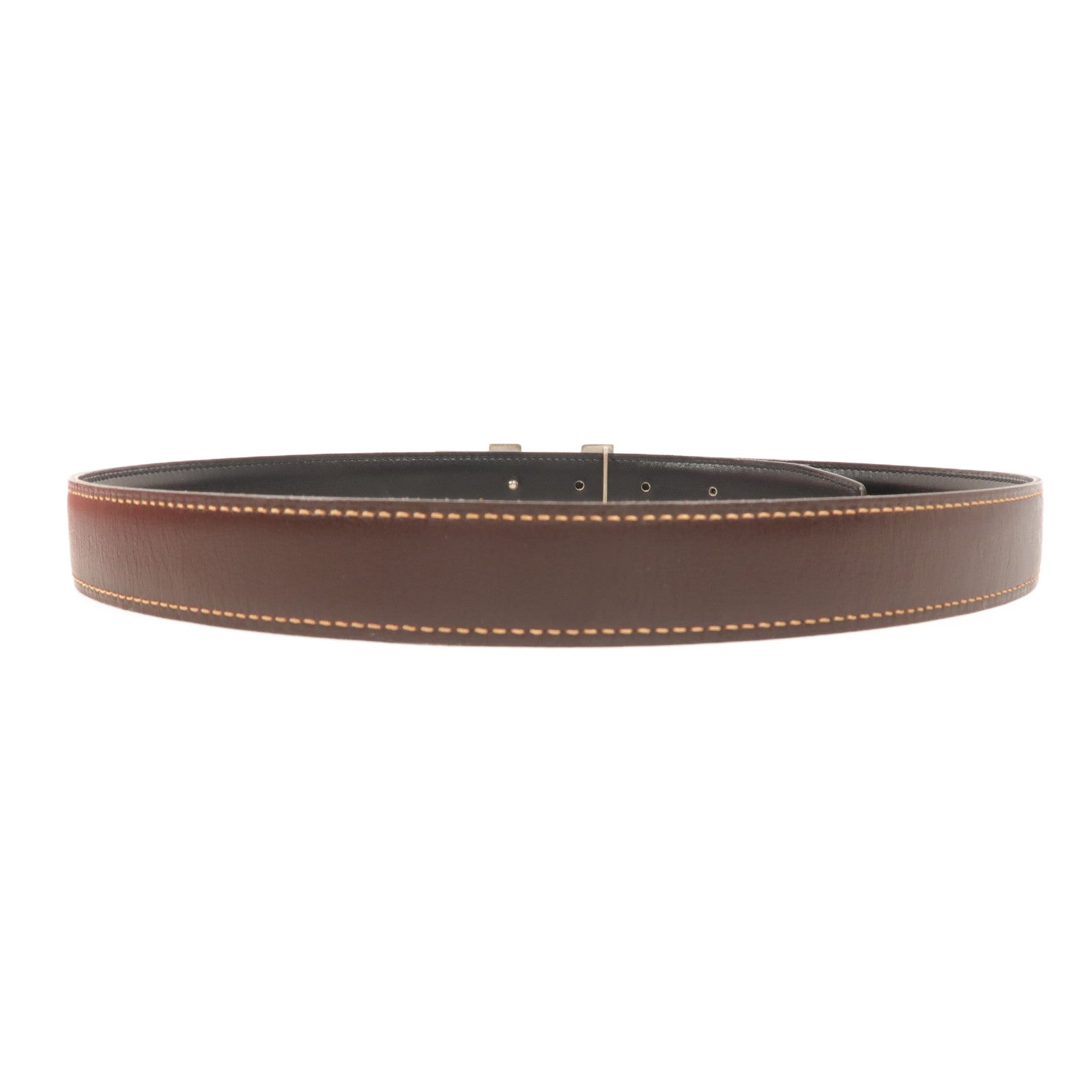 HERMES Swift皮革Reversible Mini H Belt皮帶