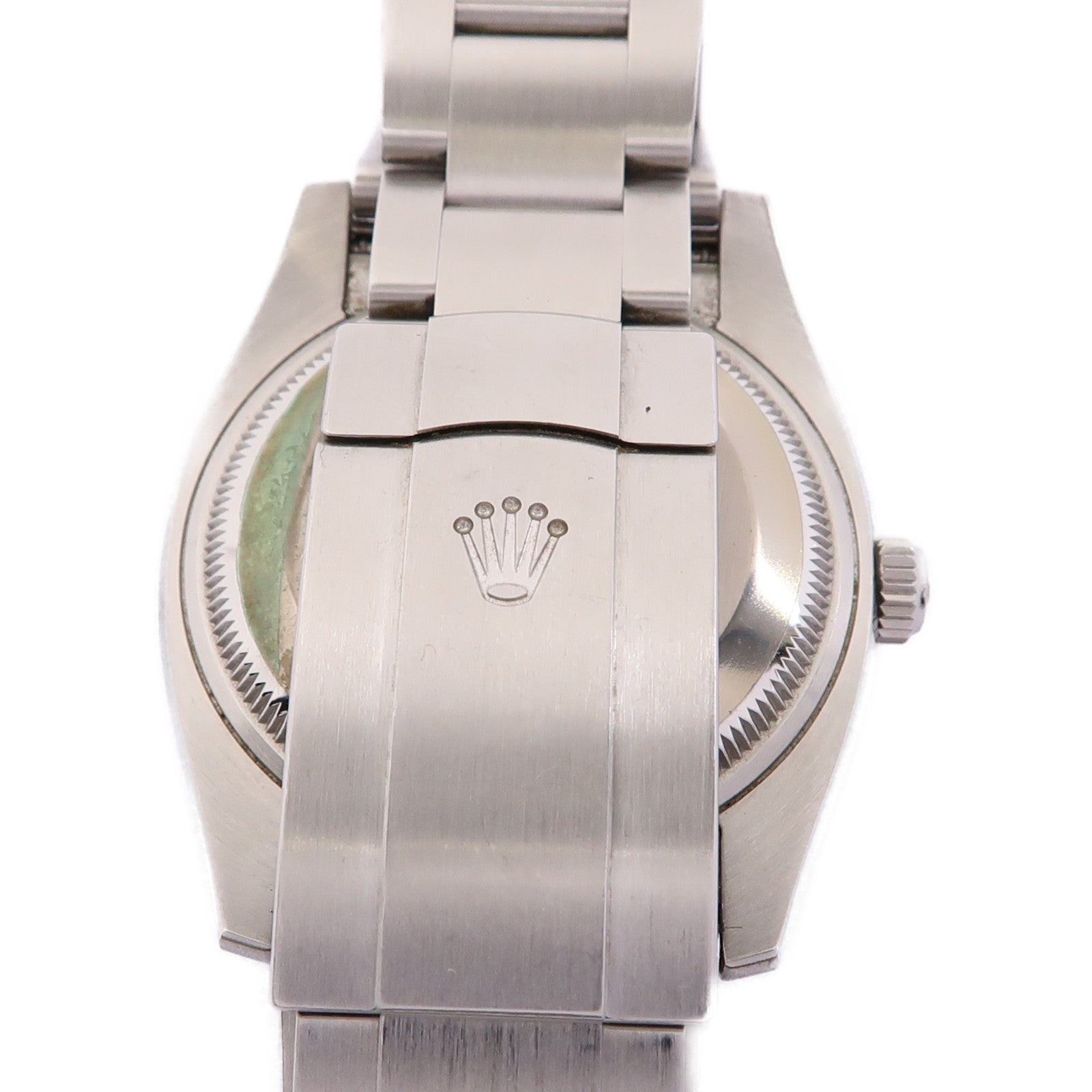 ROLEX Oyster Perpetual不鏽鋼手錶自動機芯銀色