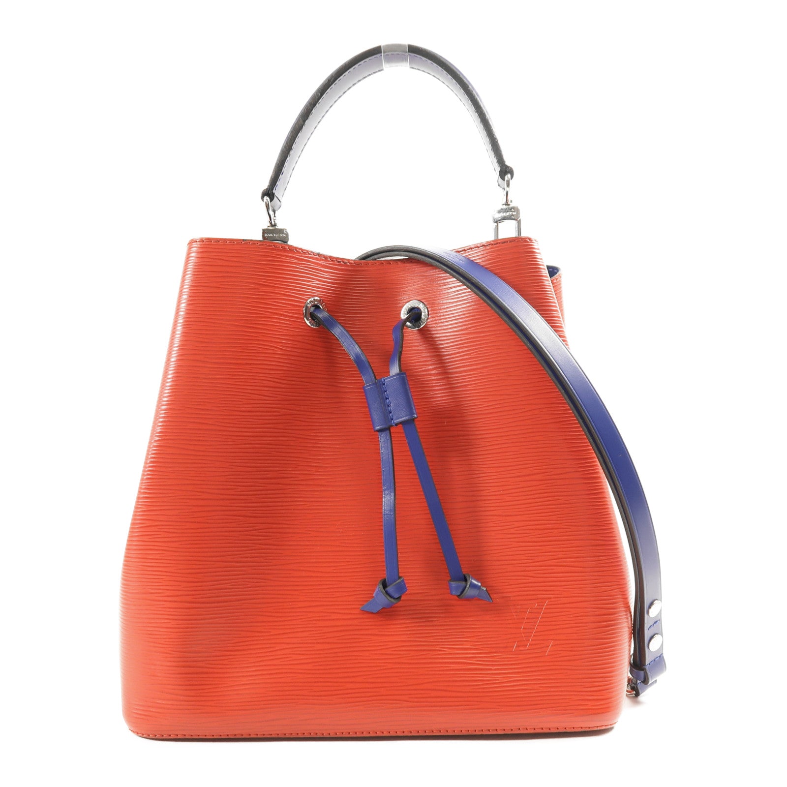 LOUIS VUITTON Epi NeoNoe MM銀扣手挽肩背兩用袋